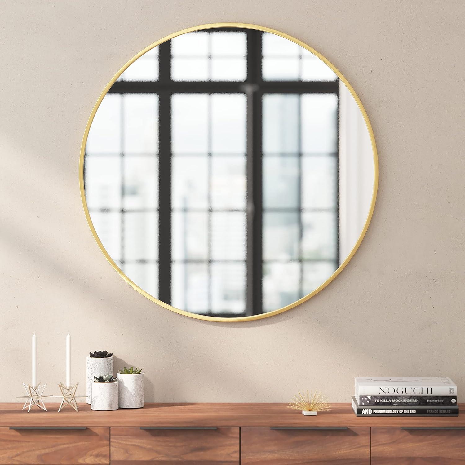 Metal Round Wall Mirror