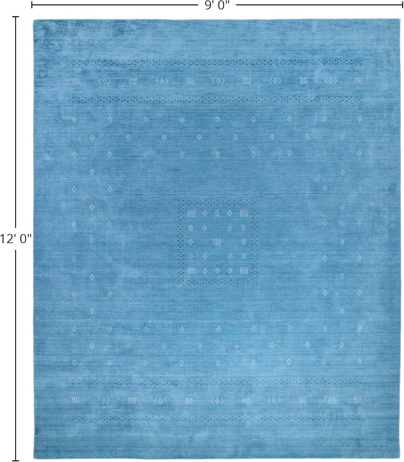 Cyrena Wool Rug - Sapphire / 9' x 12'