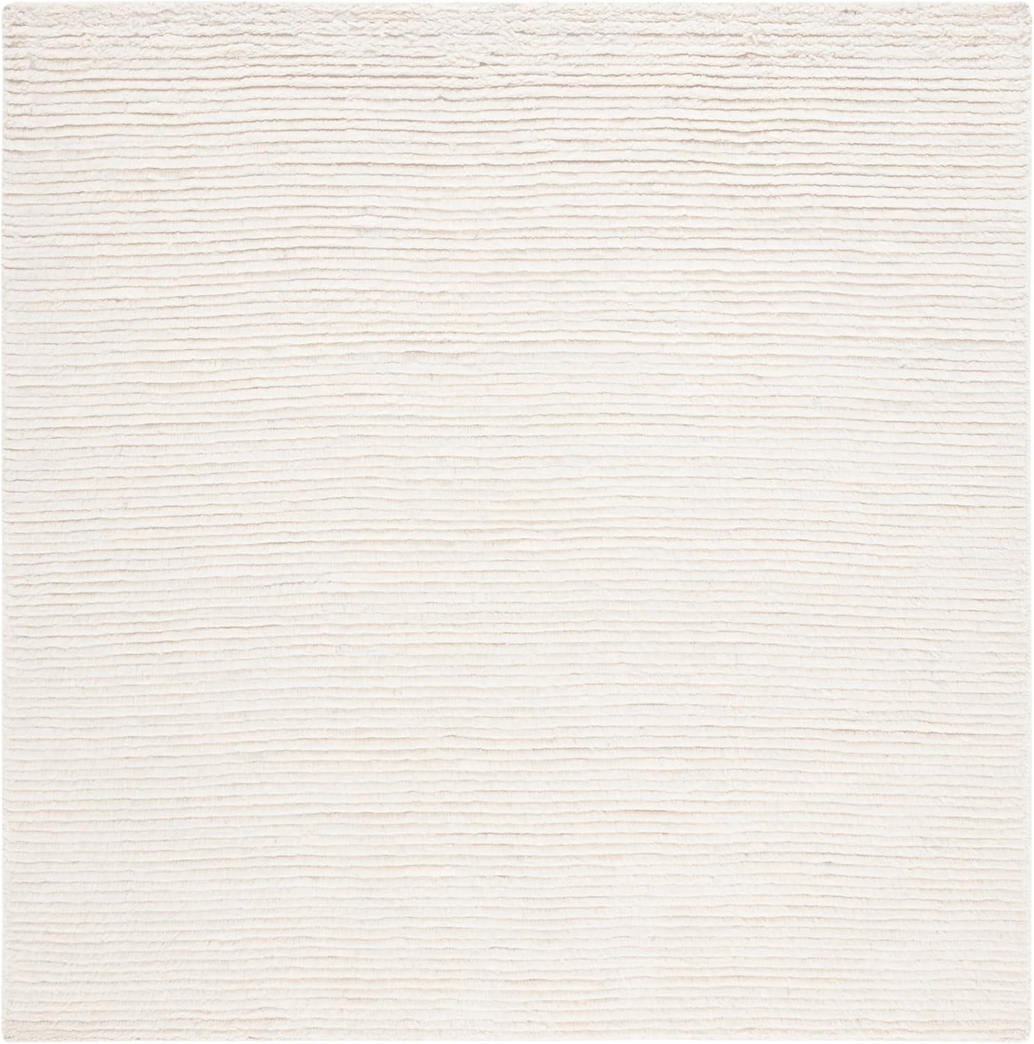 SAFAVIEH Casablanca Blake Distressed Area Rug, Ivory, 8' x 8' Square