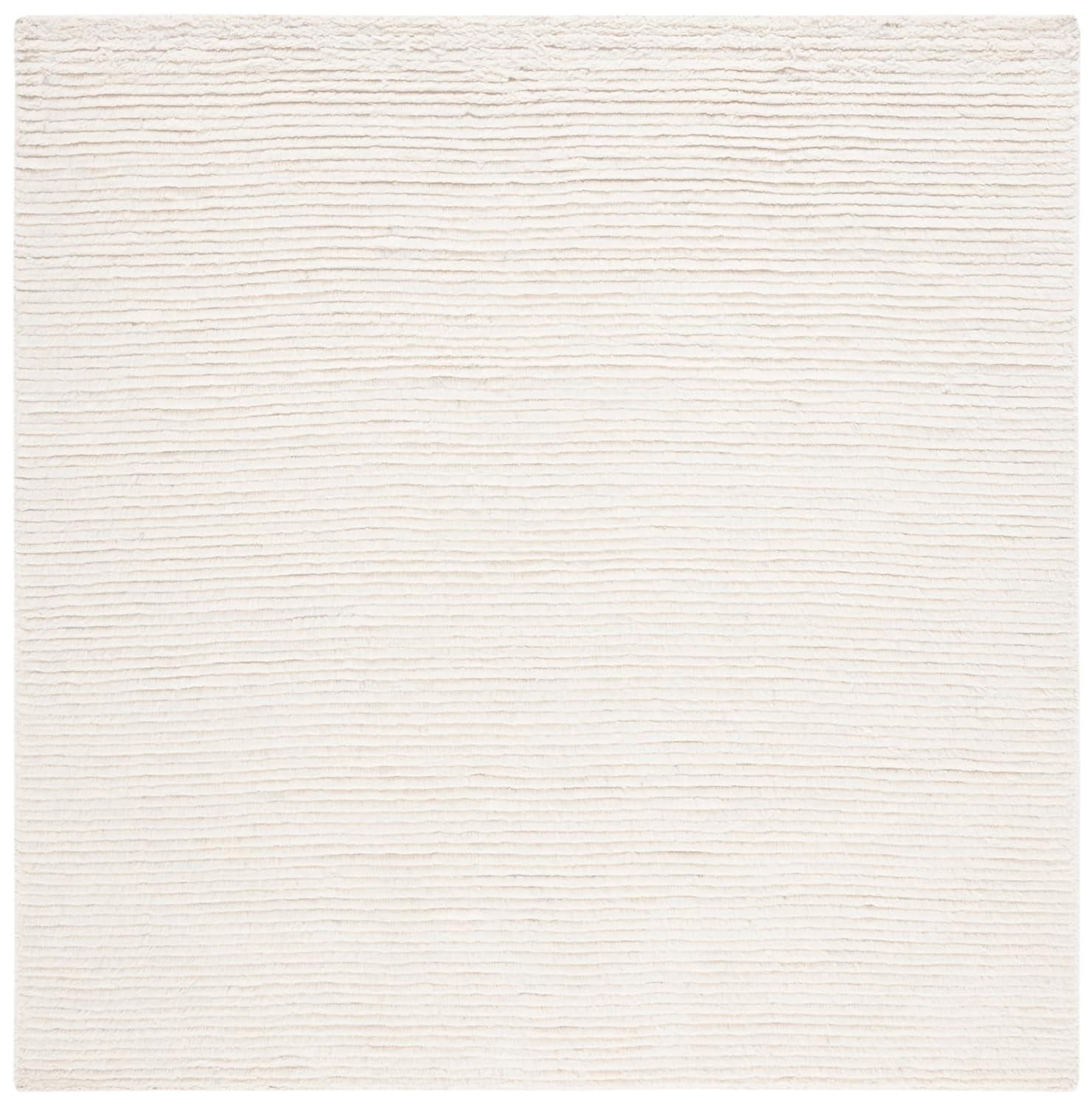 SAFAVIEH Casablanca Blake Distressed Area Rug, Ivory, 8' x 8' Square