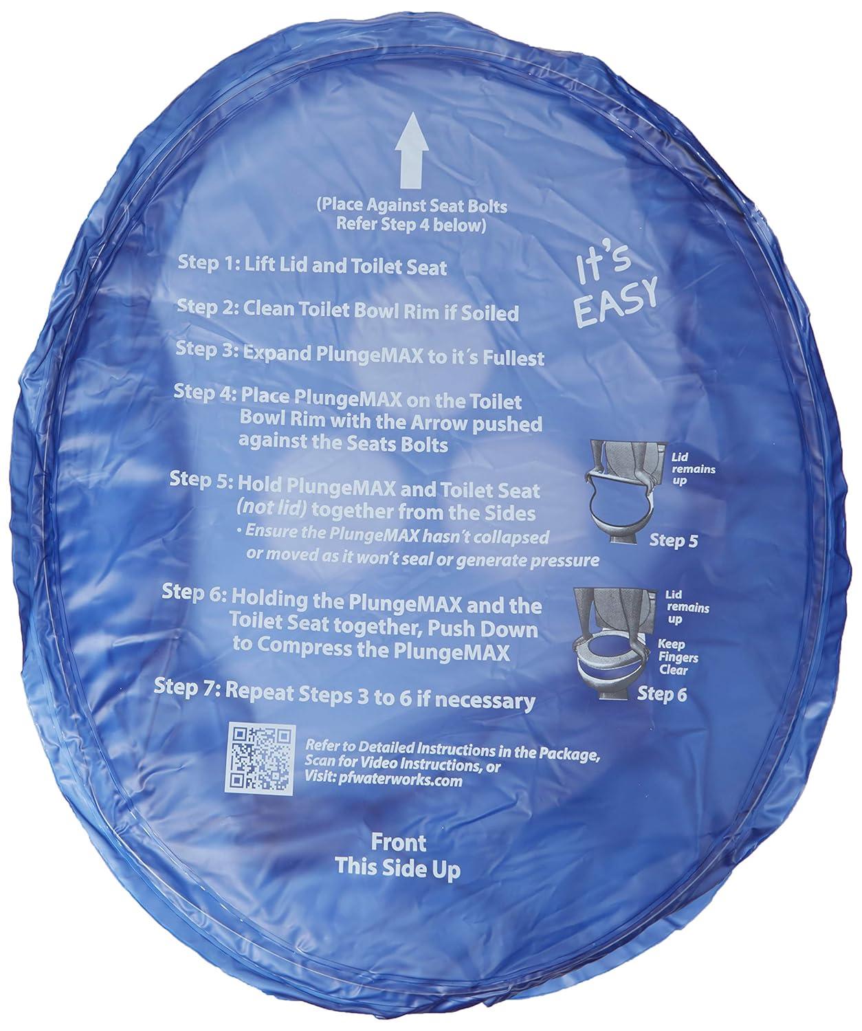 PlungeMAX Toilet Plunger 24 in. D