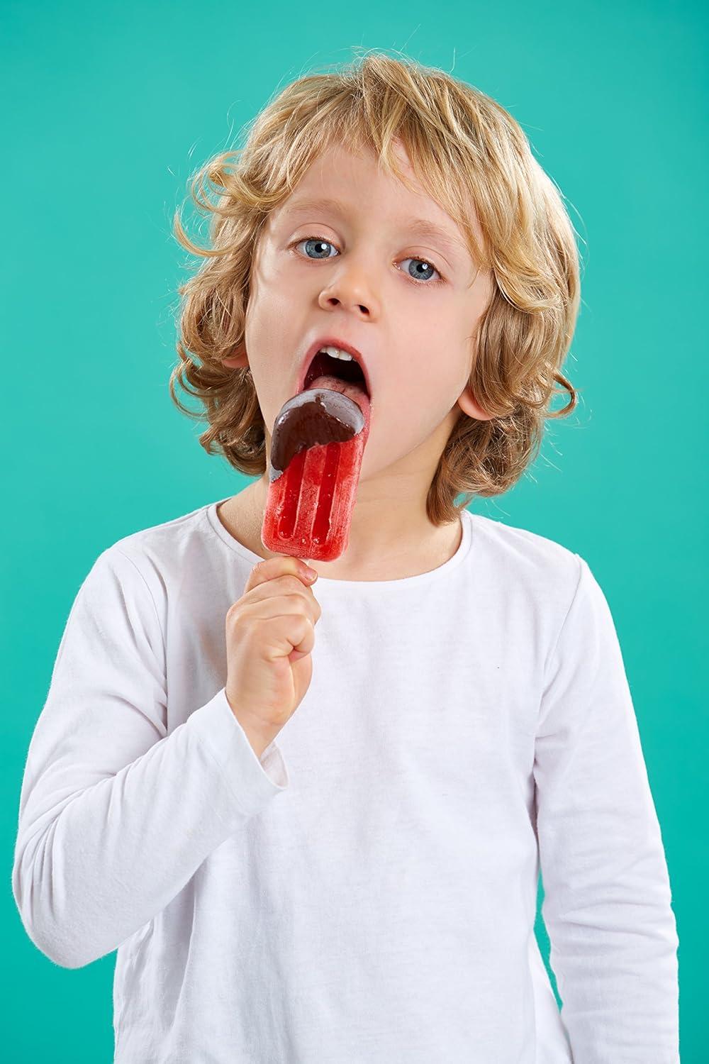 Lekue Stackable Ice Lollipop Molds, Set of 4, Multicolor