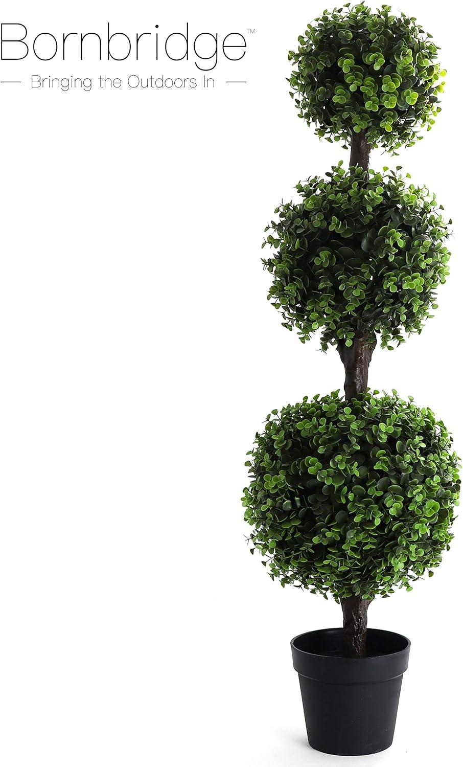 Bornbridge 46'' Faux Succulent Topiary in Freestanding