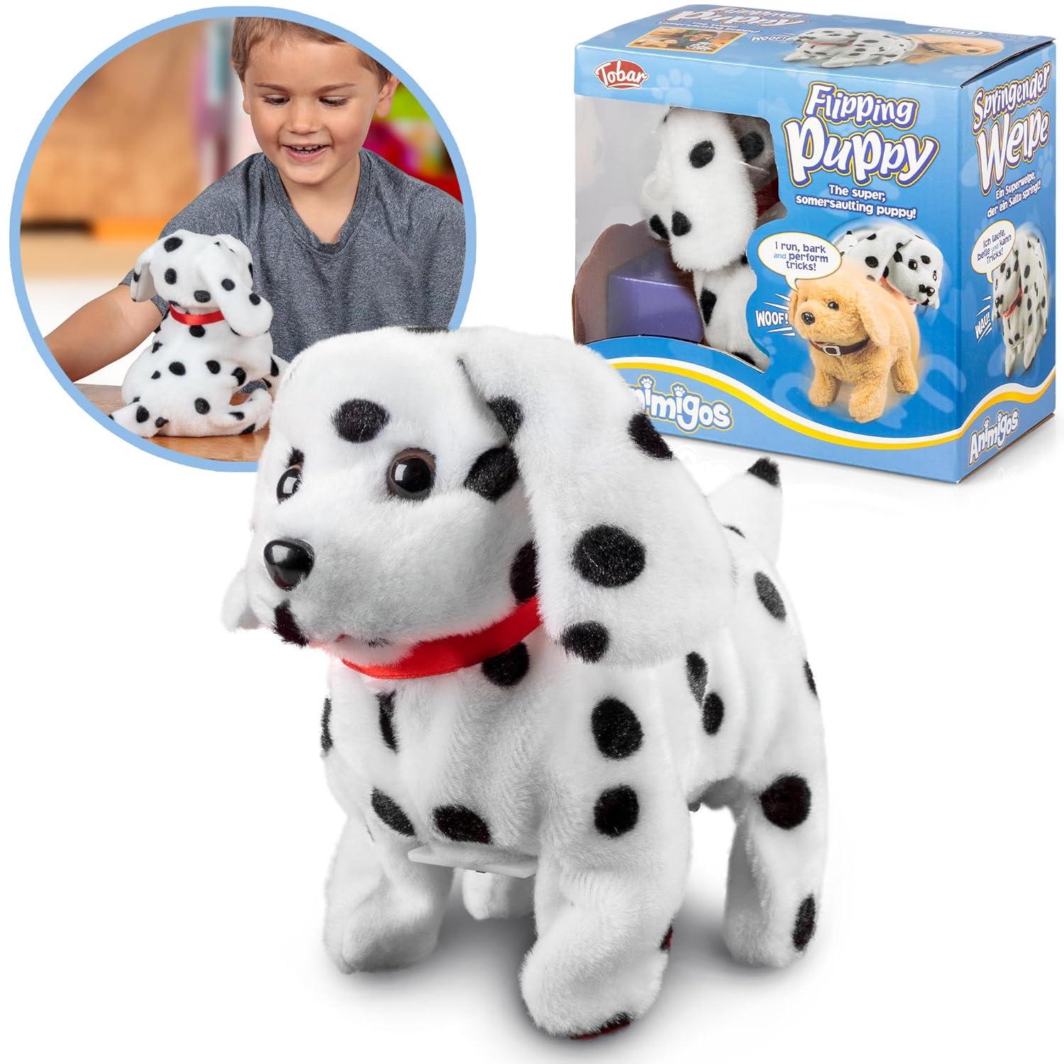 Tobar: Animigos Flipping Dalmatian Puppy, Walks, Barks & Wags Tail, Interactive