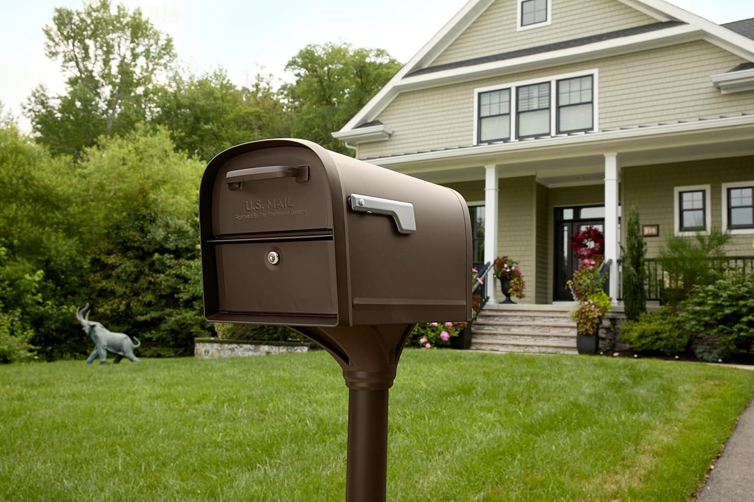 Architectural Mailboxes Oasis 360 Locking Post Mounted Mailbox