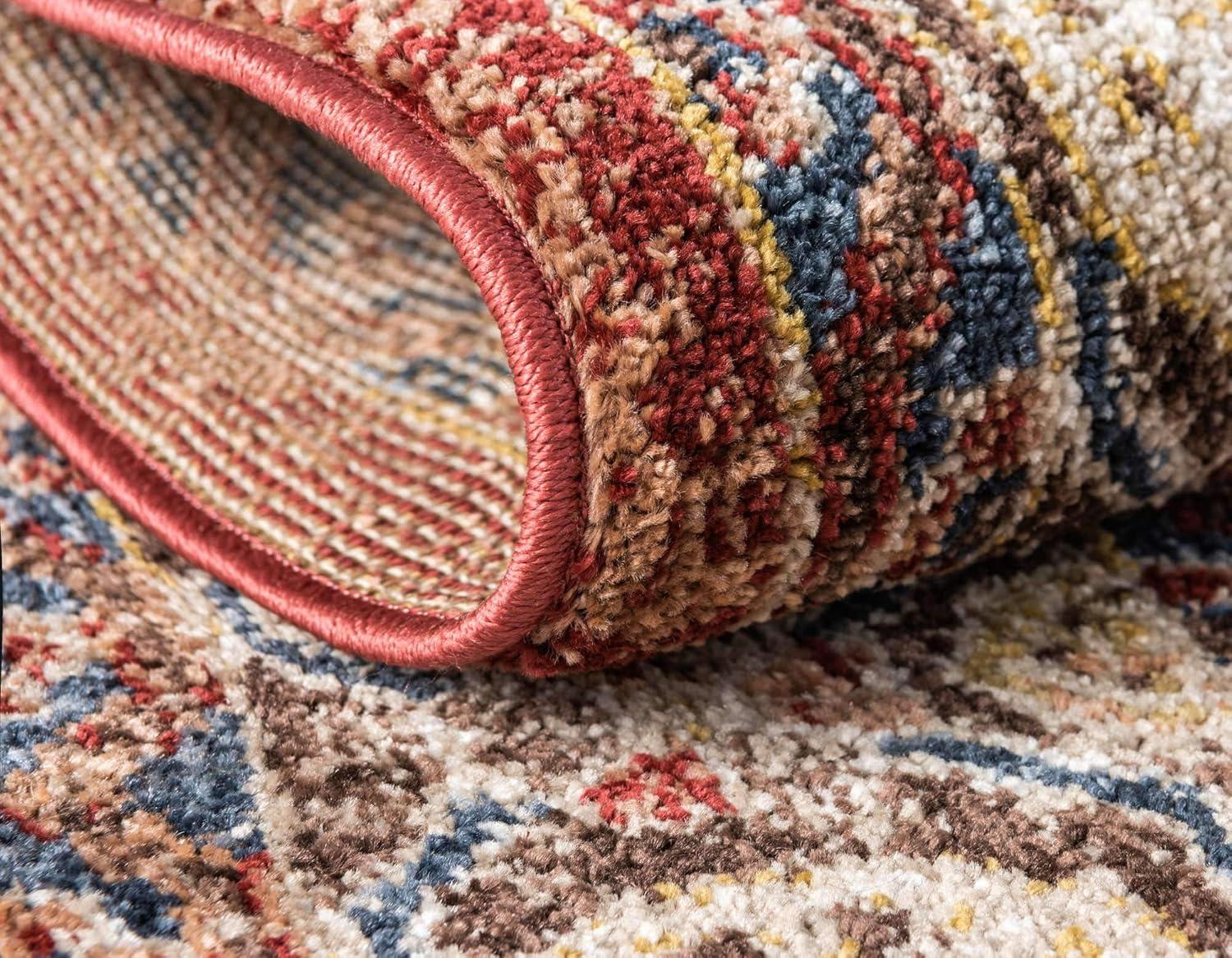 Unique Loom 7' 0 x 10' 0 Utopia Larissa Terracotta Area Rug