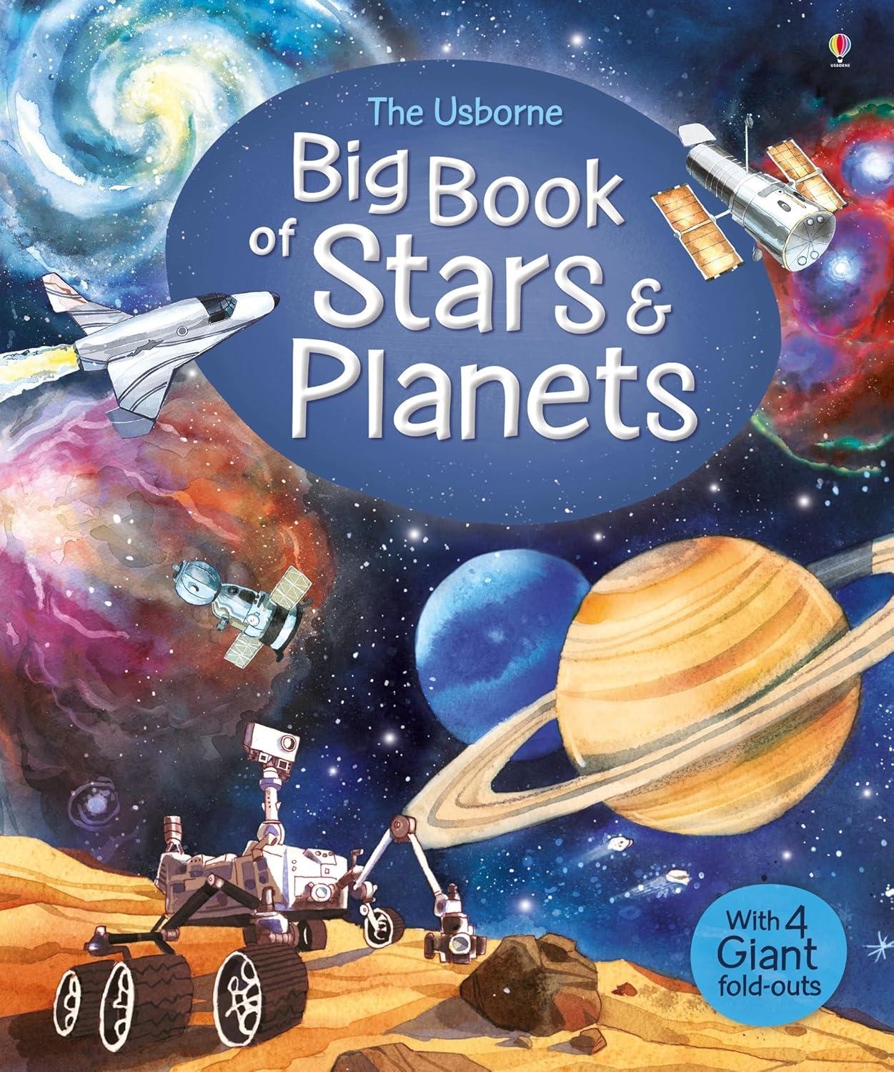 Big Book of Big Stars & Planets - (Big Books) by  Emily Bone (Hardcover)