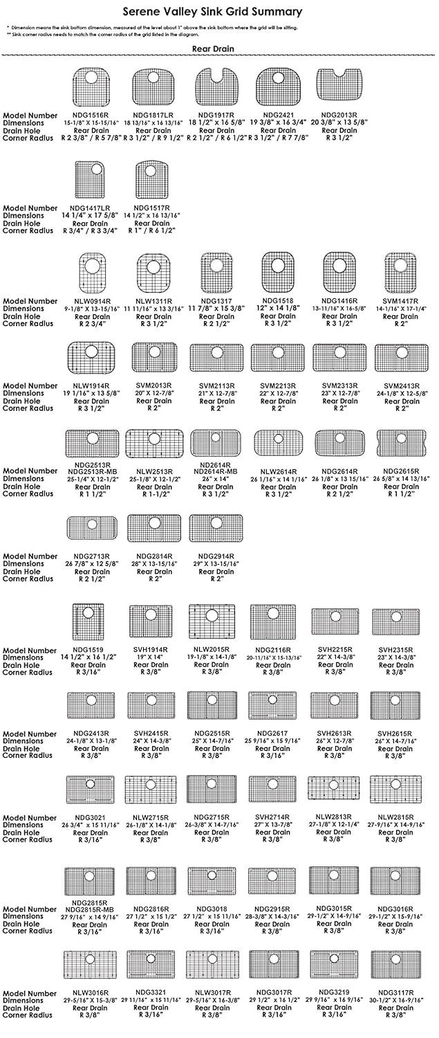 11.85-in x 15.47-in Rear Drain Heavy-Duty Stainless Steel Sink Grid