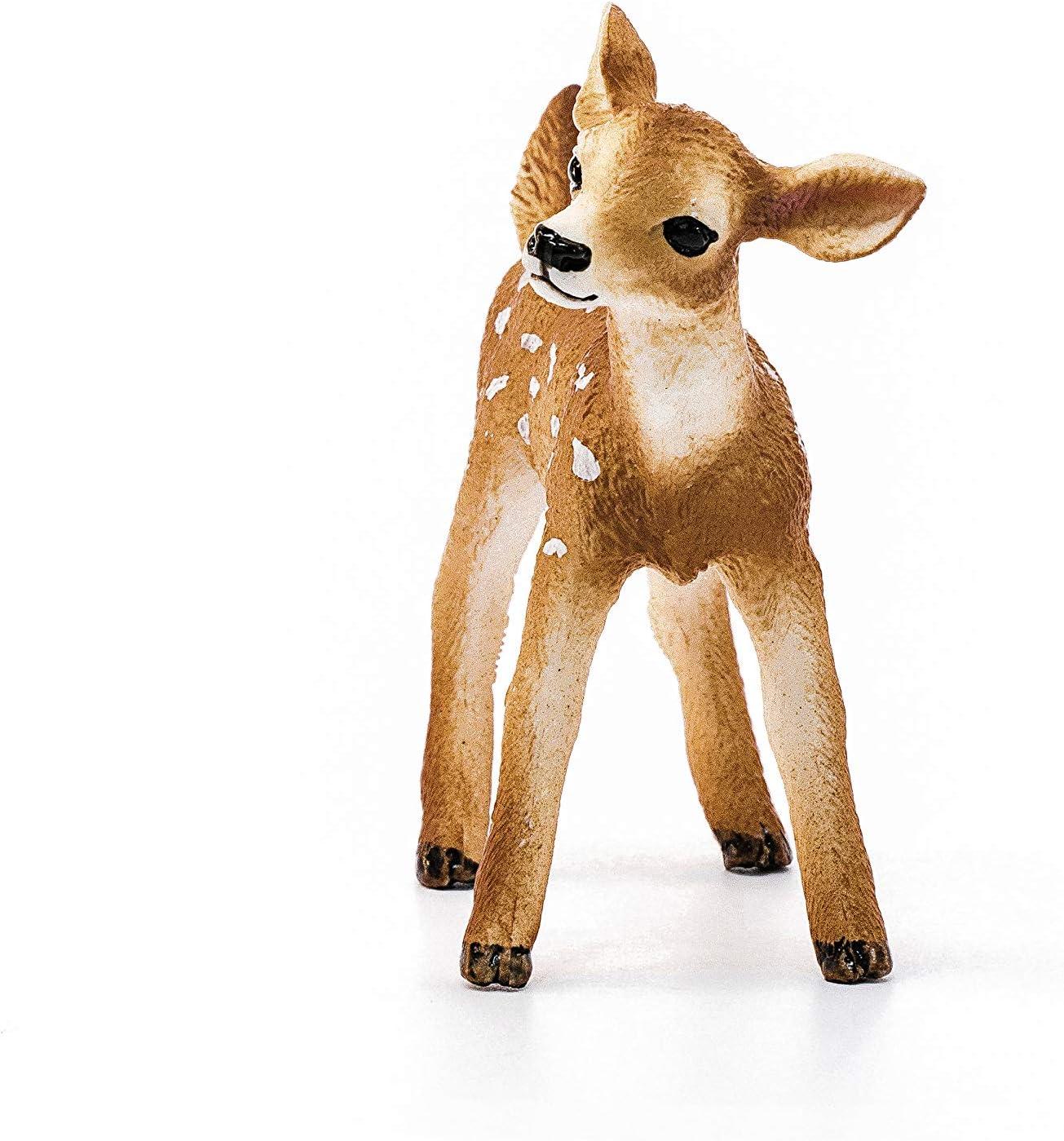 White Tailed Fawn Deer Wild Life Animal Figure by Schleich 14820