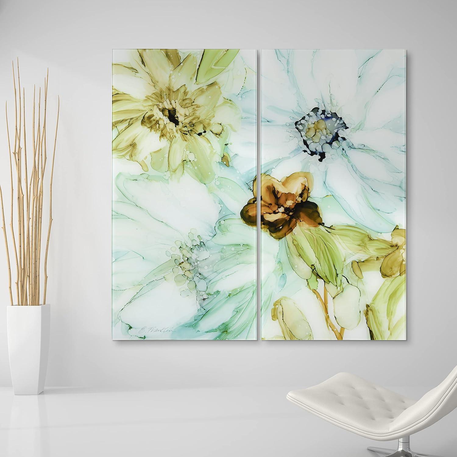 Empire Art Direct " Seaglass Garden I AB " 2 - Pieces