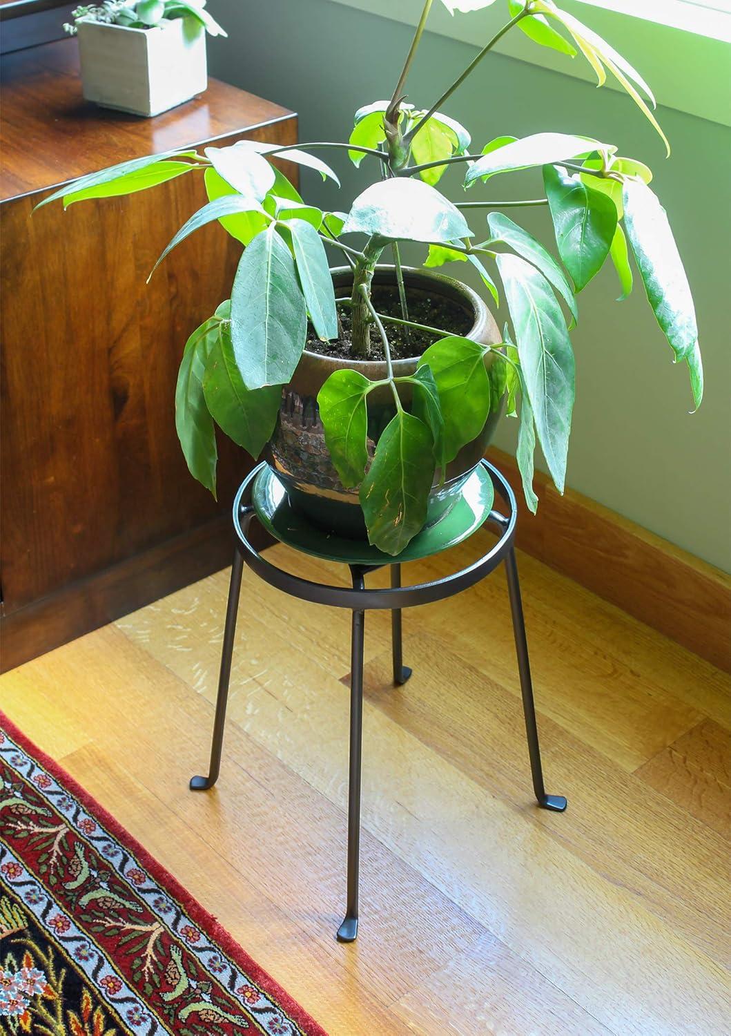 Indoor Outdoor Diamond Shaped Argyle Plant Stand Roman Bronze Powder Coat Finish - Achla Designs