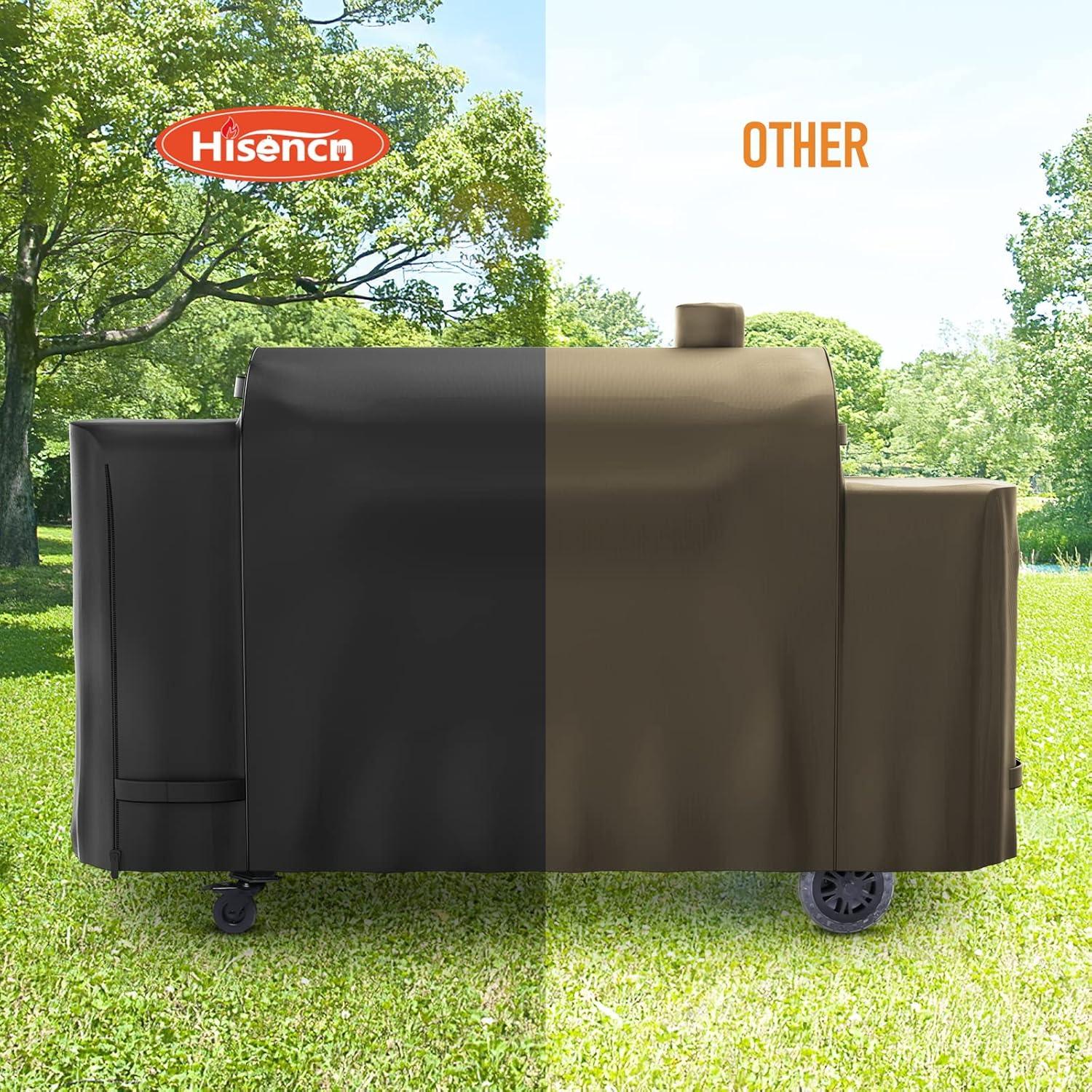 Black Heavy-Duty Grill Cover for Pit Boss Pro Series 1100