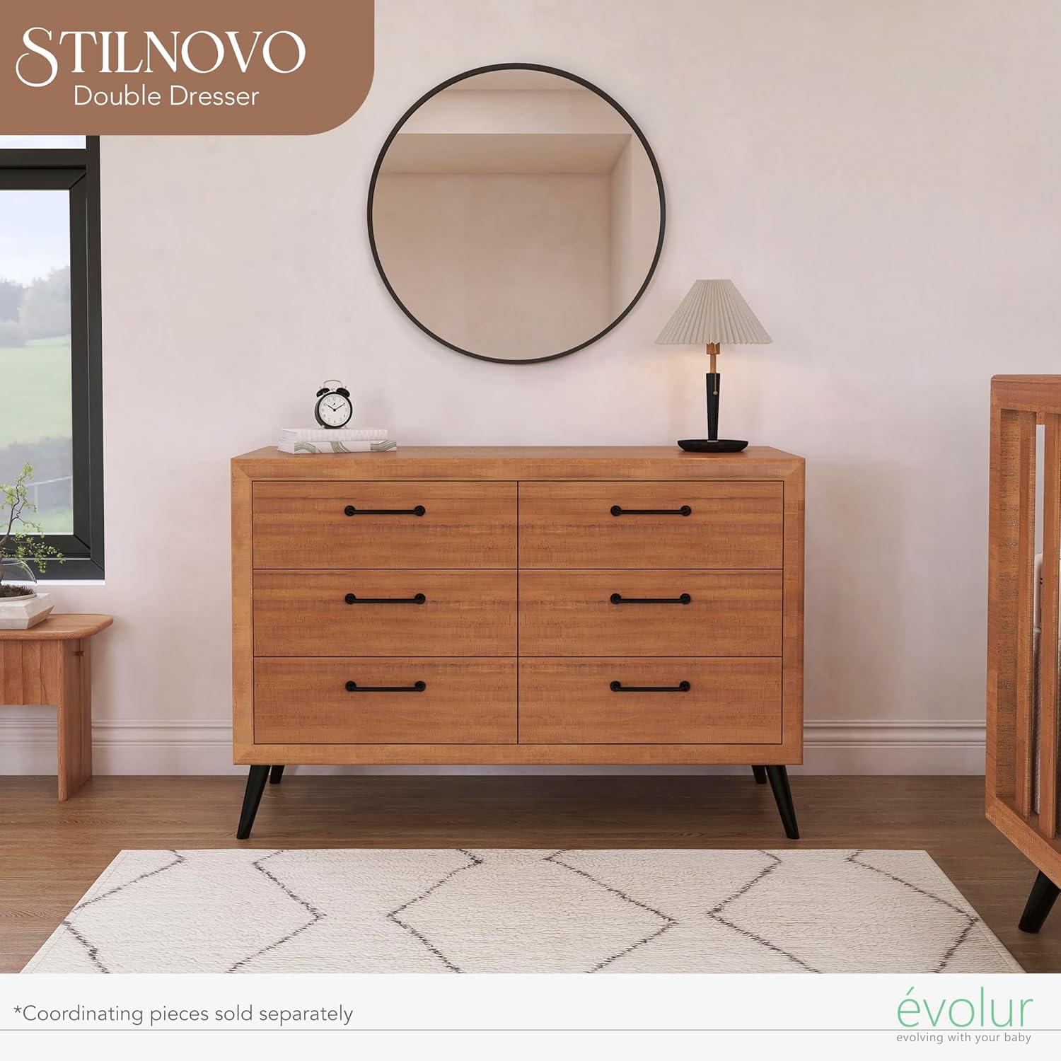 Stilnovo Solid Wood 18'' W 6 - Drawer Dresser
