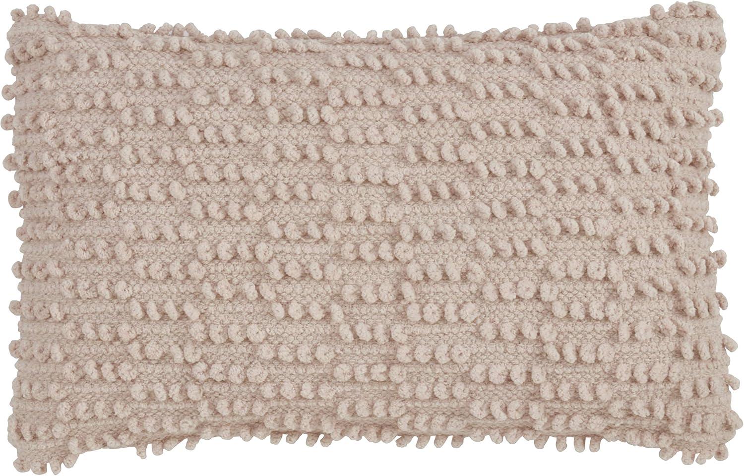 Saro Theo Collection Ruffled Cotton Throw Pillow