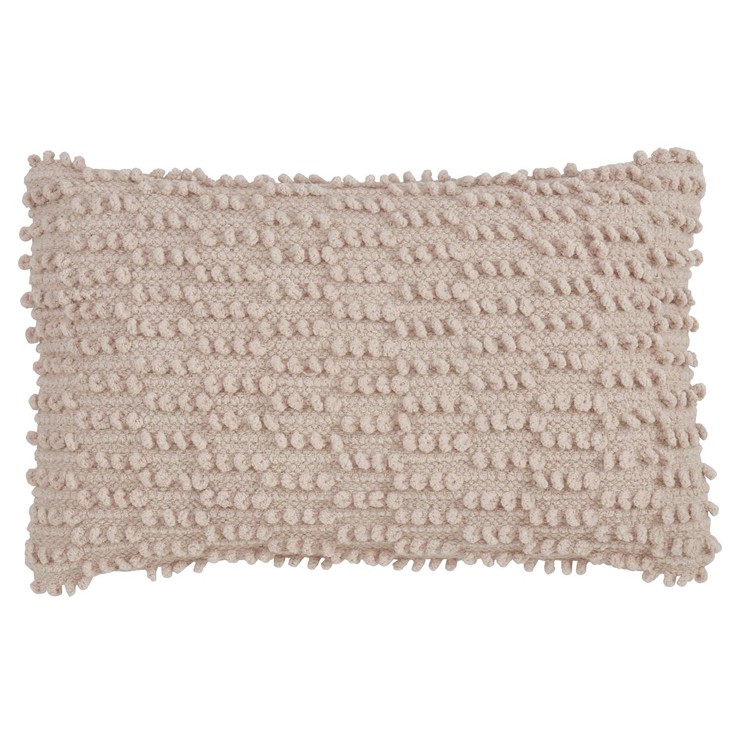 Saro Theo Collection Ruffled Cotton Throw Pillow