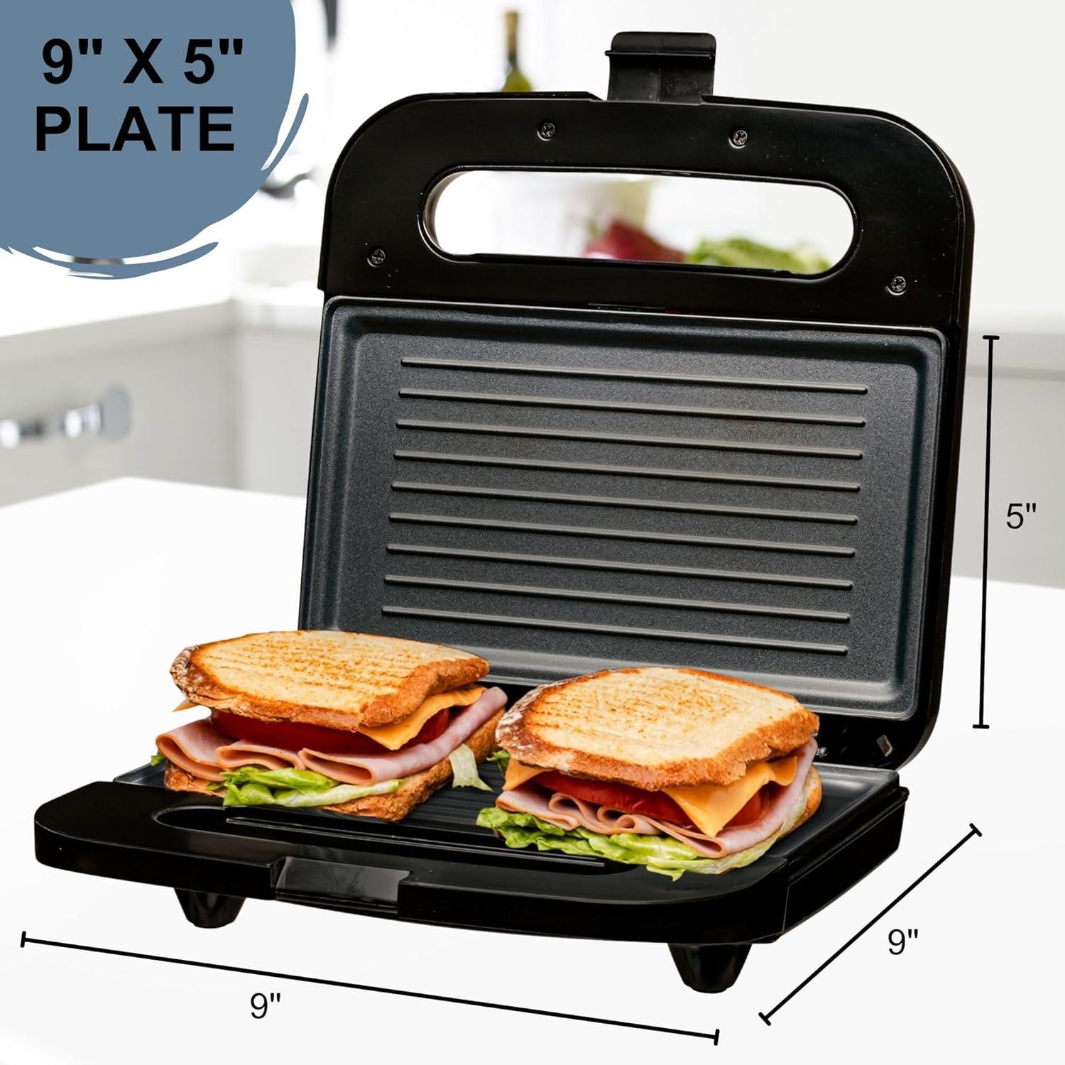 Ovente OVENTE Compact Electric Panini Press Grill