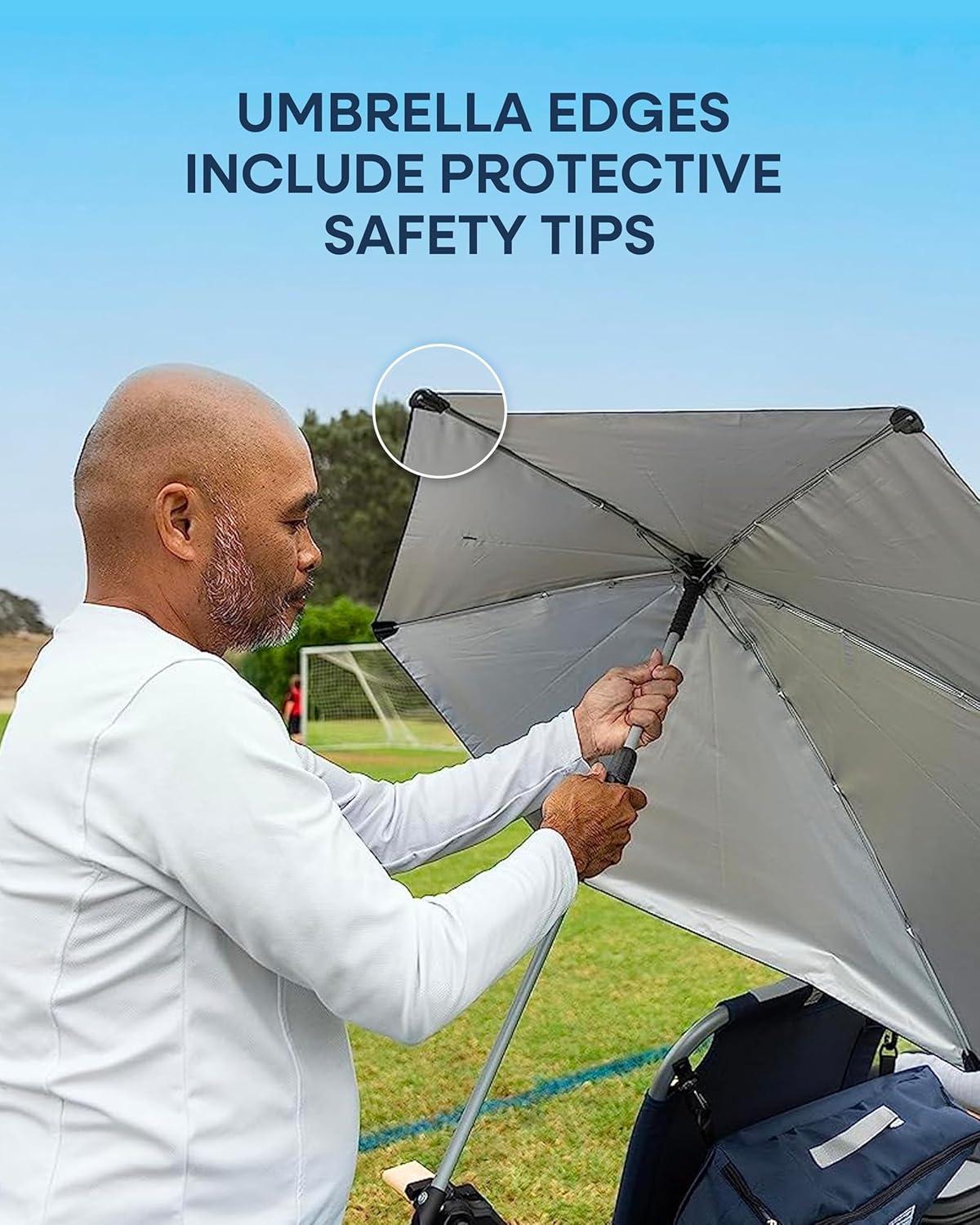 Sport-Brella Versa-Brella Umbrella with Universal Clip - Midnight Blue