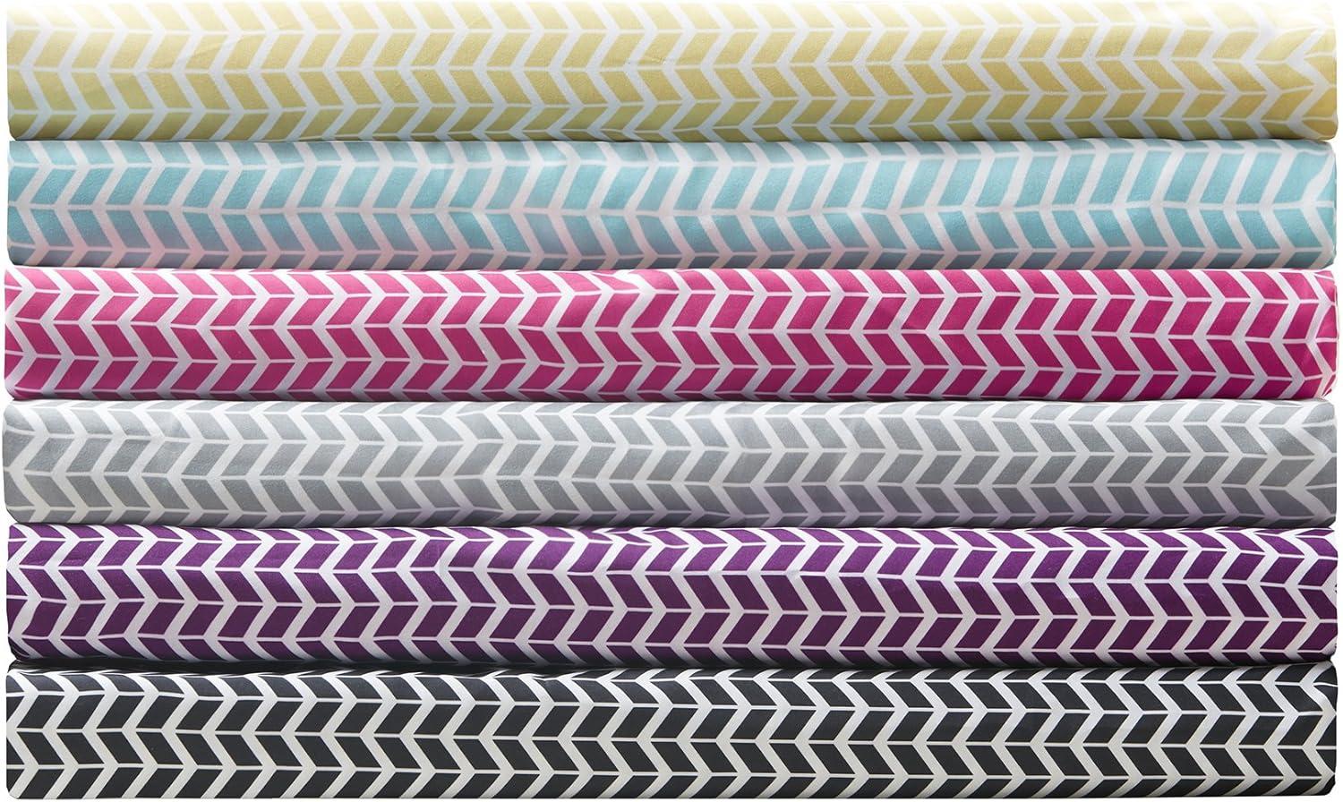 Chevron Chevron Microfiber Sheet Set