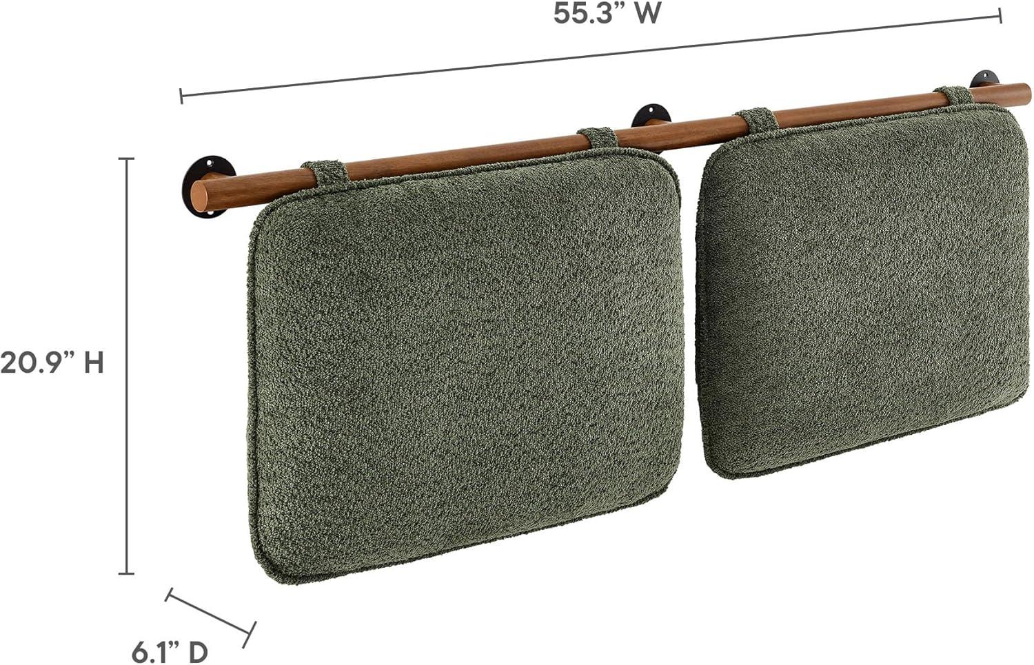 Modway Anela Wall-Mounted Chenille Upholstered Headboard