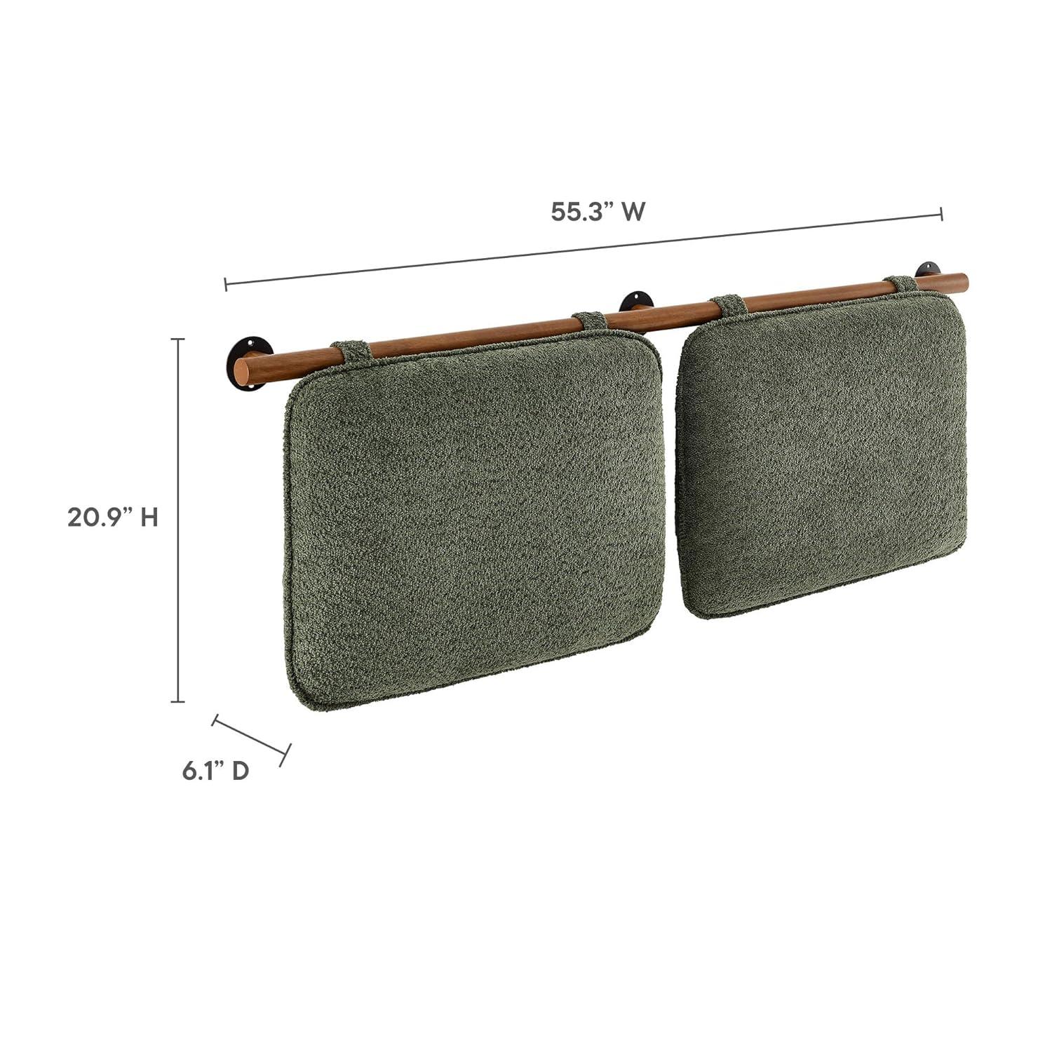 Modway Anela Wall-Mounted Chenille Upholstered Headboard