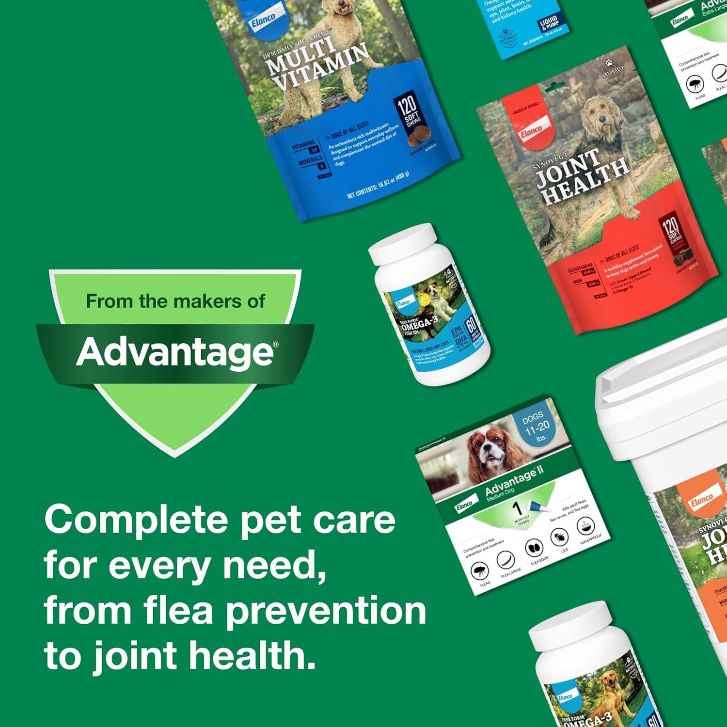 Advantage II Vet-Recommended Flea Prevention for XL Dogs 55 lbs+, 6-Monthly Treatments