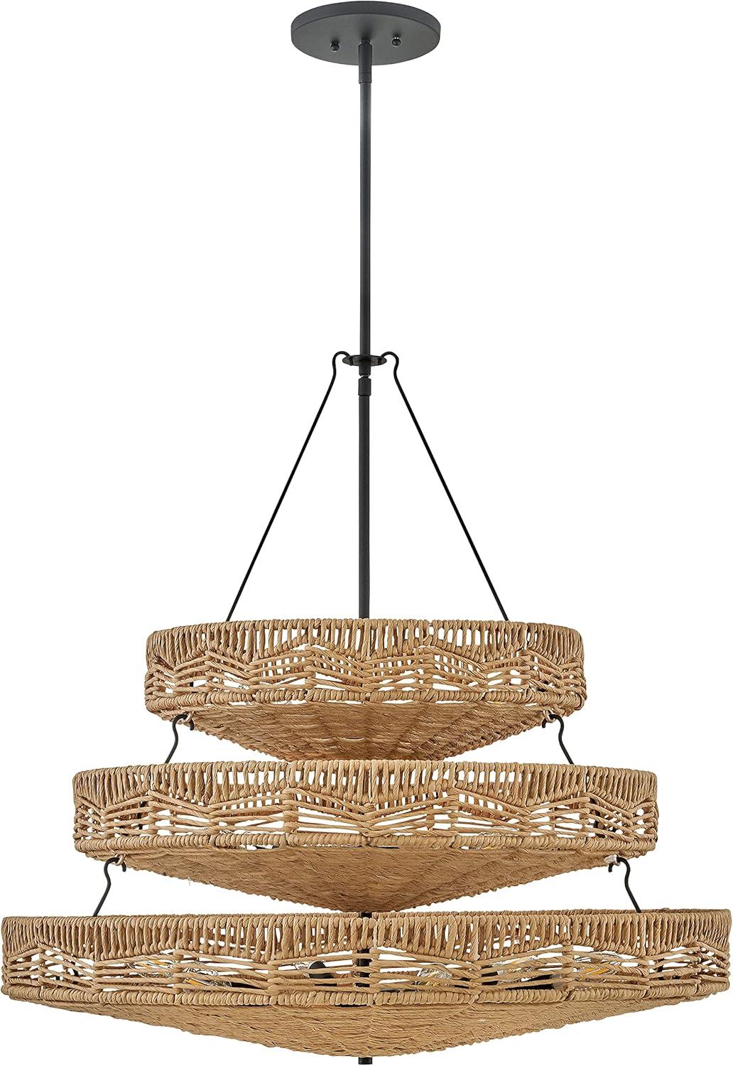 13 - Light Unique Tiered Chandelier