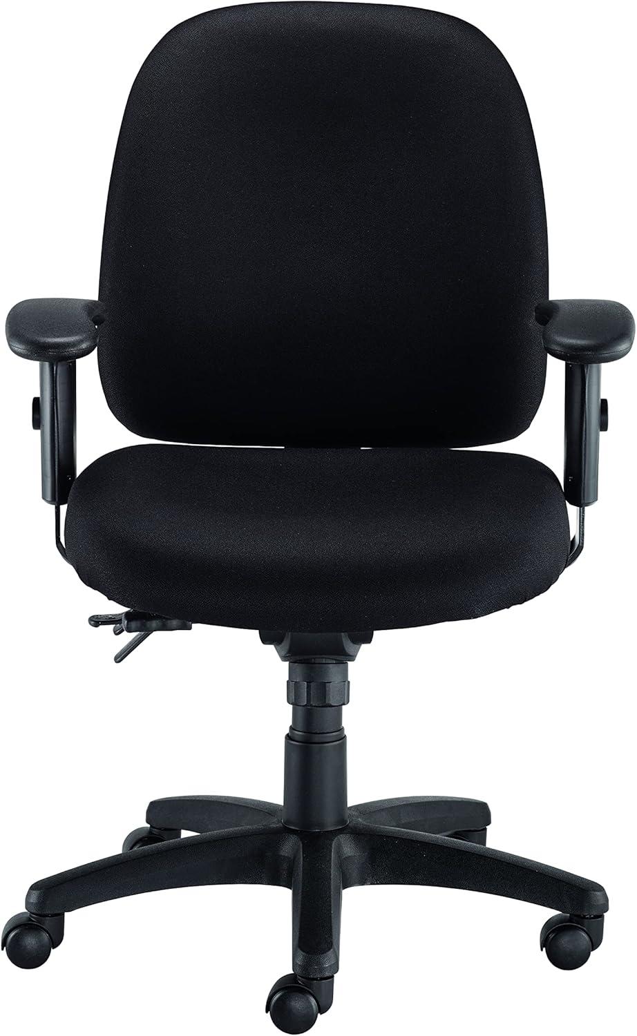 Eurotech 4 x 4 Multi Function Ergonomic Office Desk Chair w/ Armrests, Black