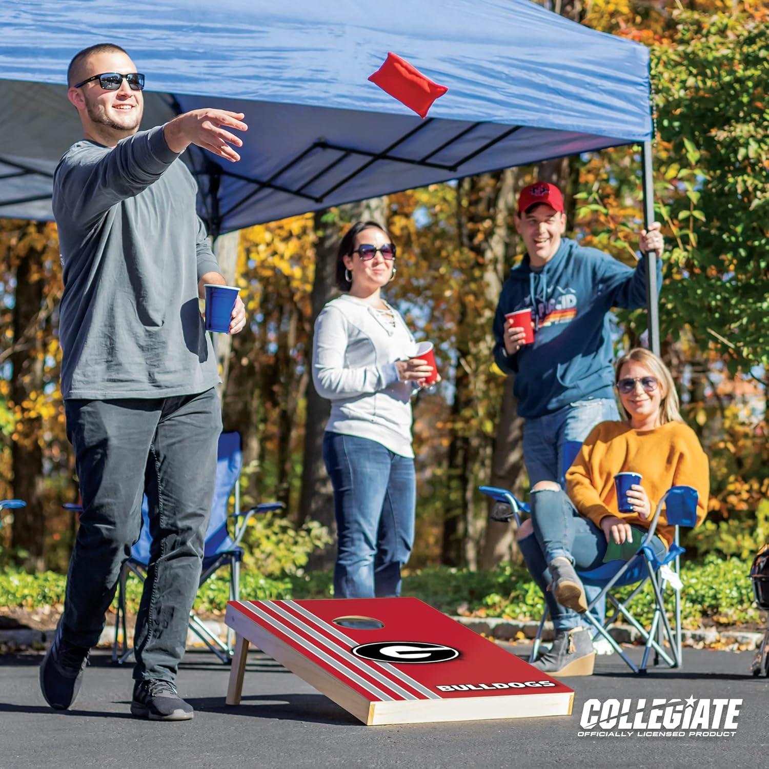 NCAA Georgia Bulldogs 2'x3' Wood Cornhole Set