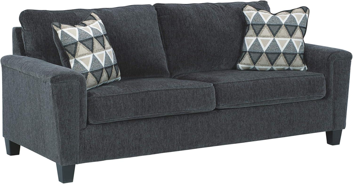 Ashley Furniture Abinger Contemporary Fabric Sofa in Smoke Gray