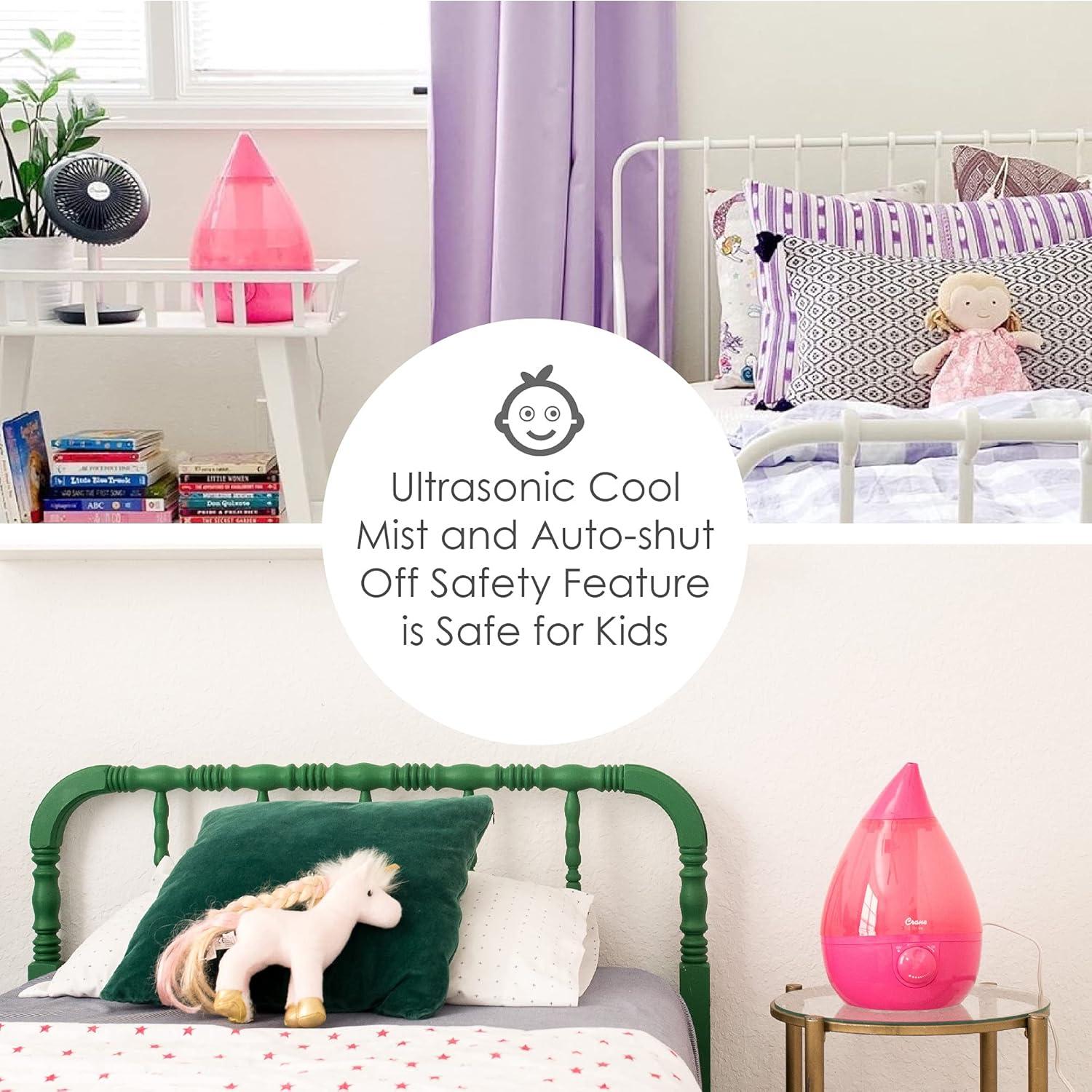 Crane USA Drop Cool-Mist Humidifier, 1 Gal.