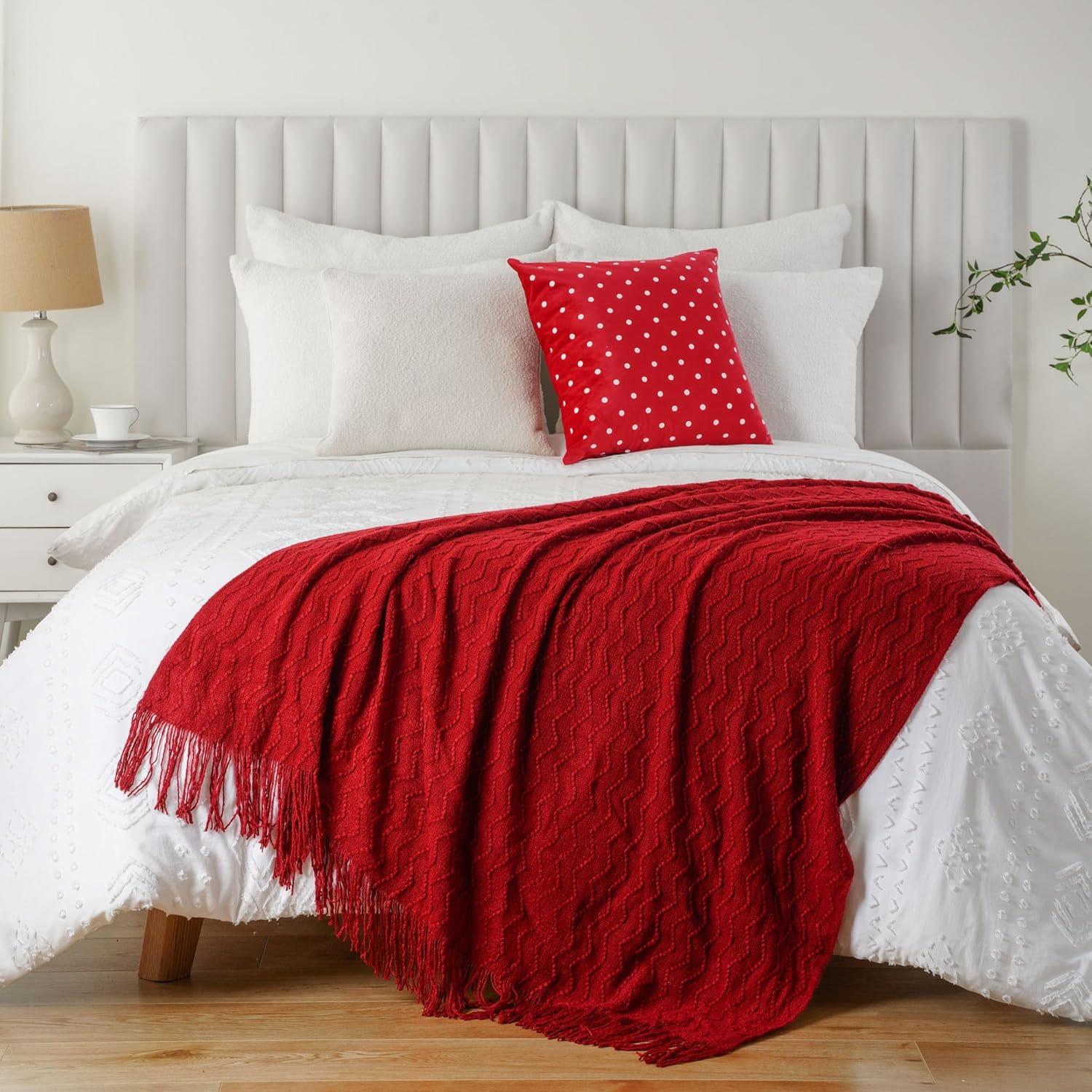 Battilo Home Plain Weave / Muslin Throw Blanket