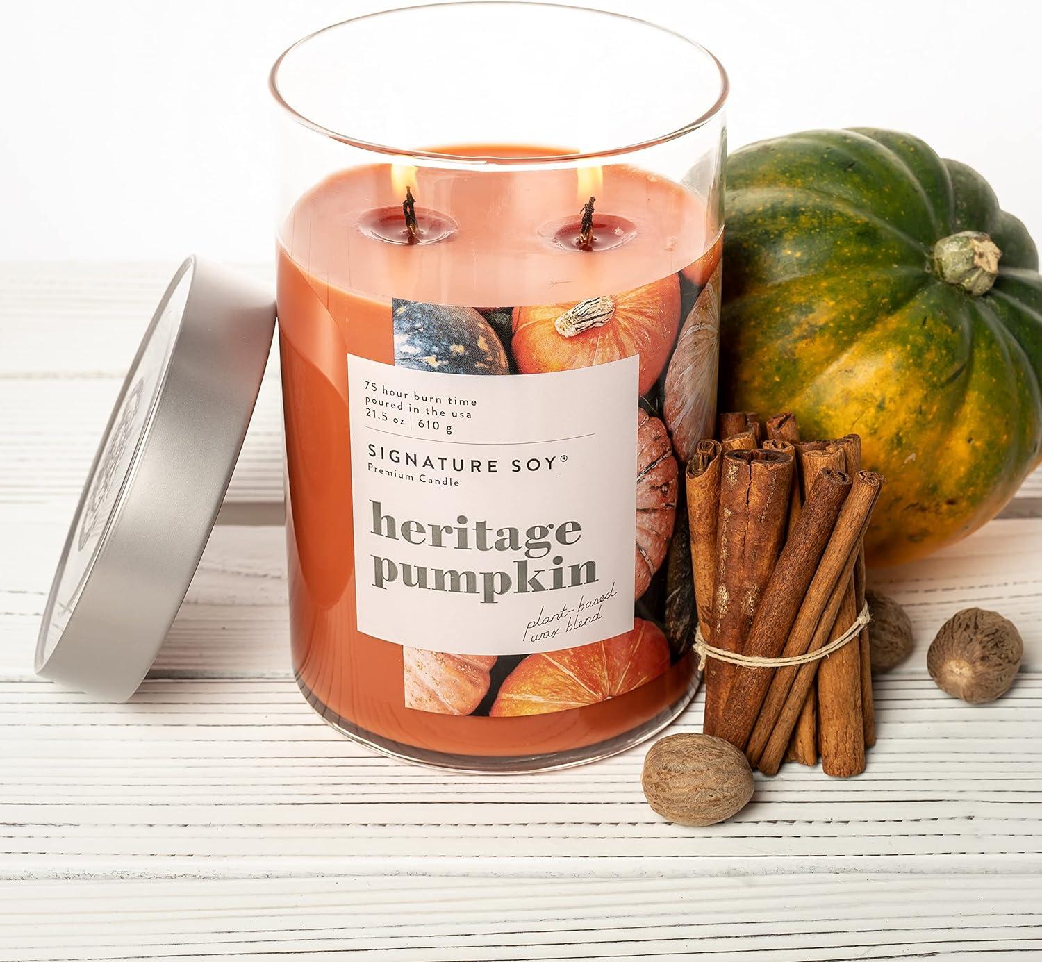 Signature Soy Signature Soy Lidded Heritage Pumpkin Scented Candle