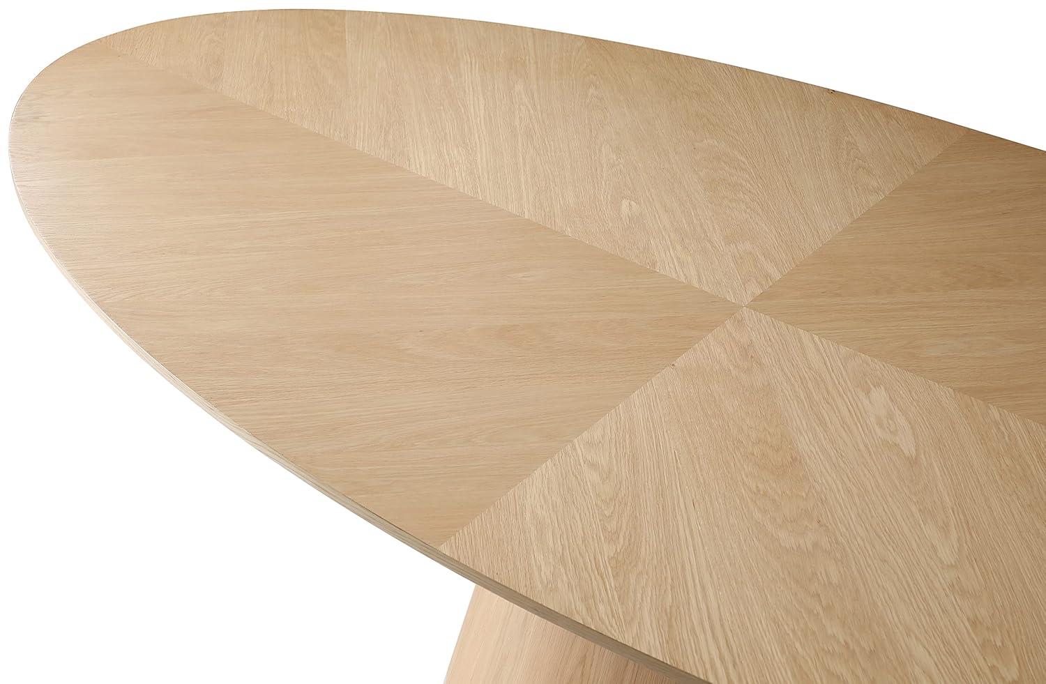 Meridian Furniture Gavin Natural White Oak Dining Table