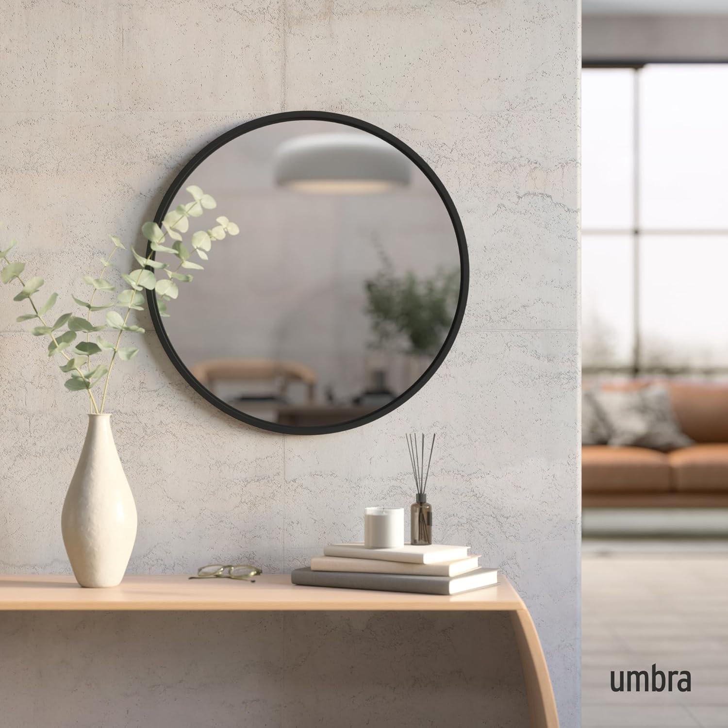 Hub Rubber Round Mirror