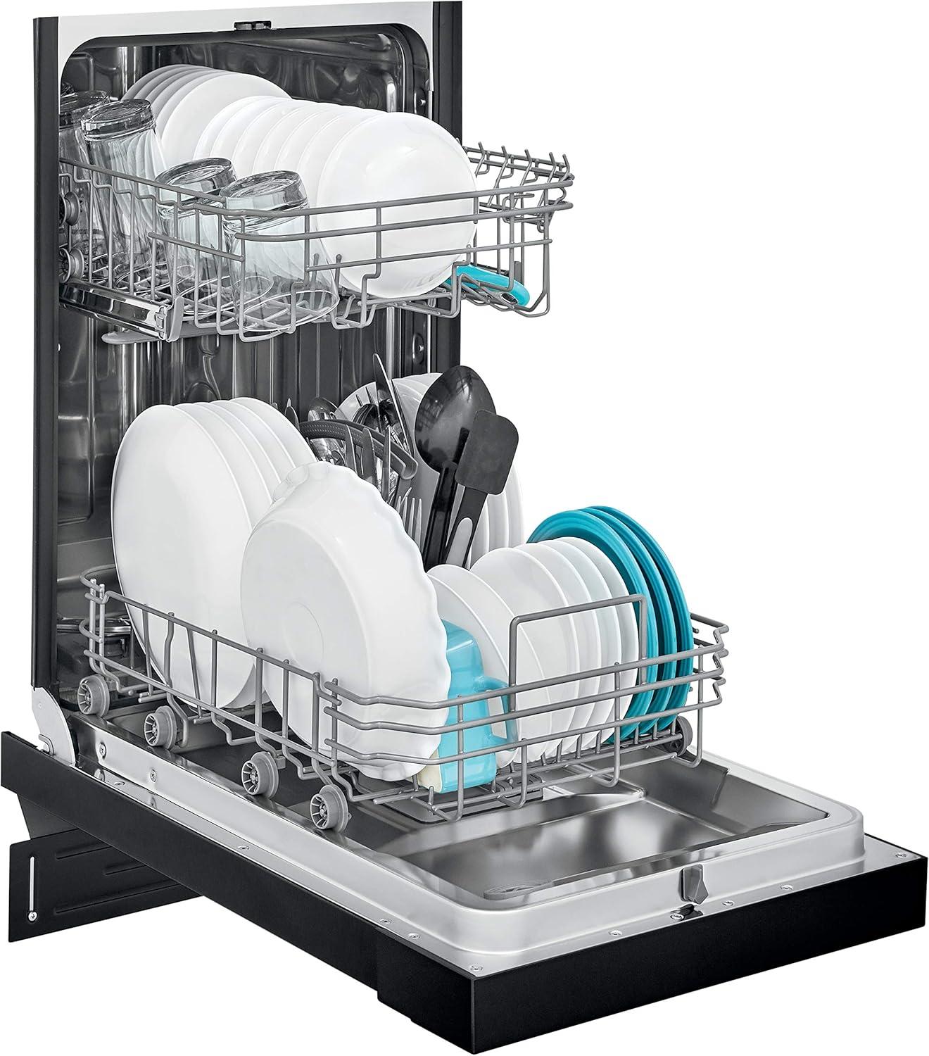 Frigidaire Series 18" 52 dBA Built-in Full Console Dishwasher with Cycle Status Indicators