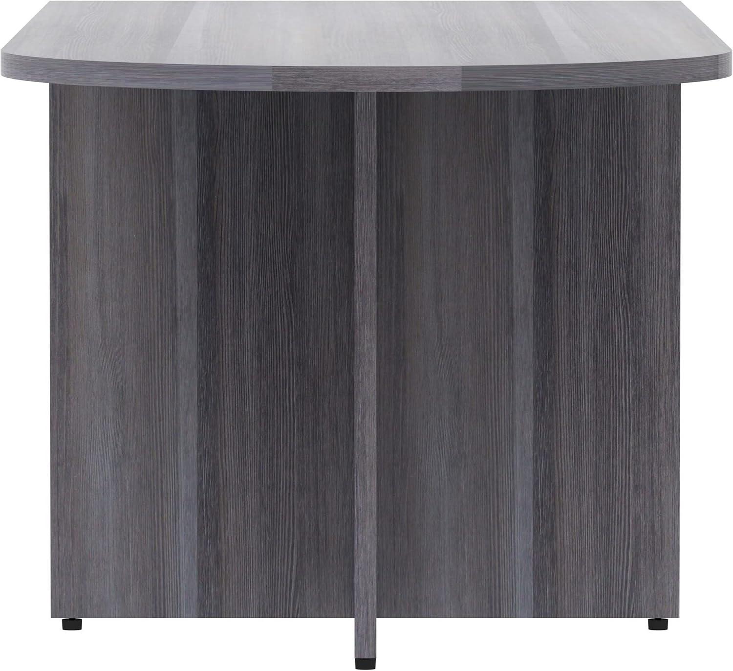 Lorell Weathered Charcoal Laminate Desking 66" x 30" x 29.5"Desk, 1" Top - Material: Polyvinyl Chloride (PVC) Edge - Finish: Weathered Charcoal Laminate