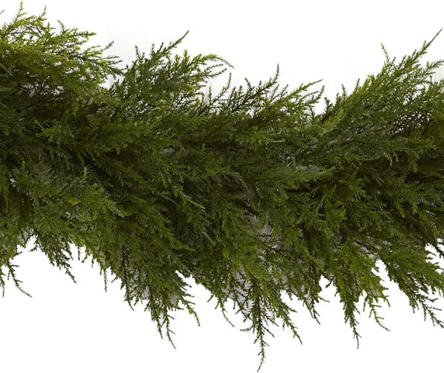 Nearly Natural 60" Green Cedar Artificial Christmas Garland