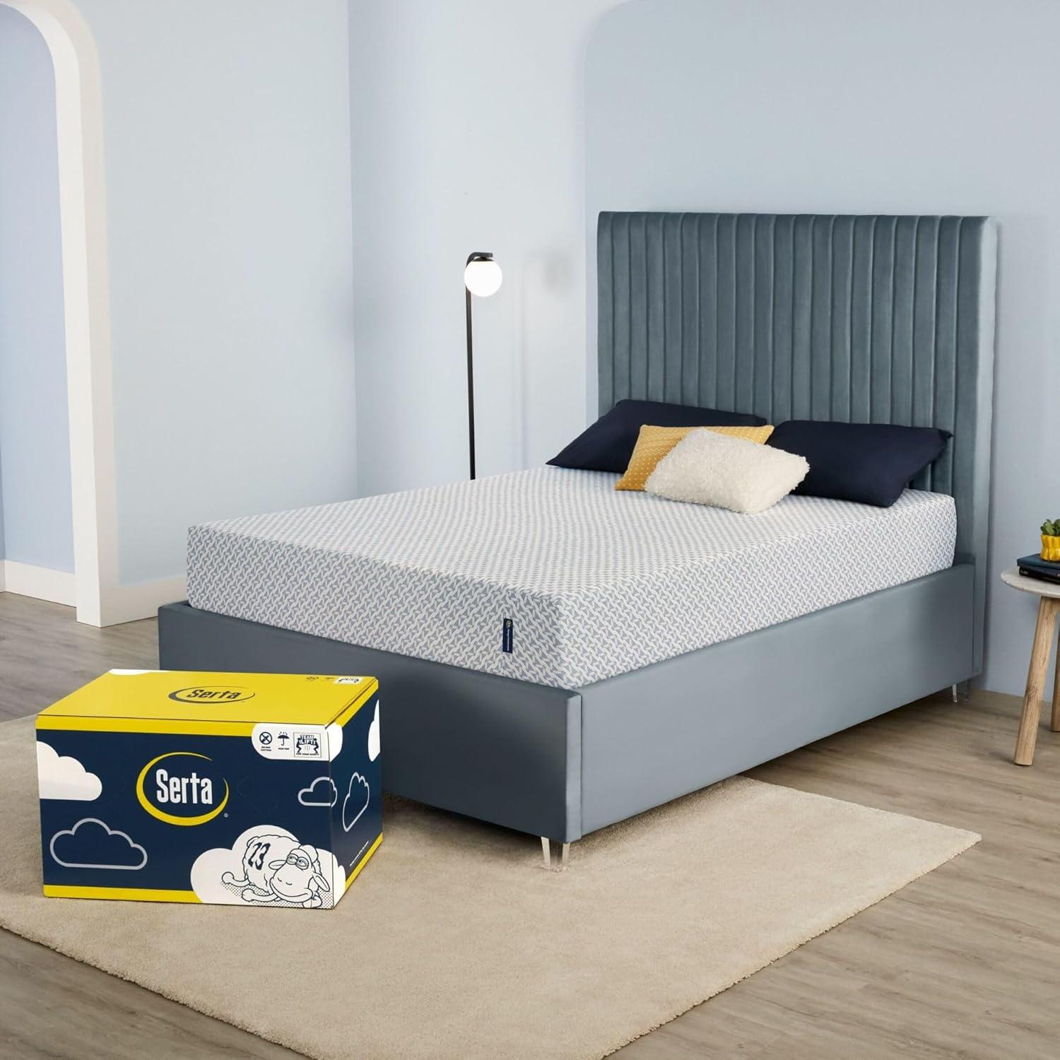 Twin 10-Inch Gel Memory Foam Mattress with Innerspring