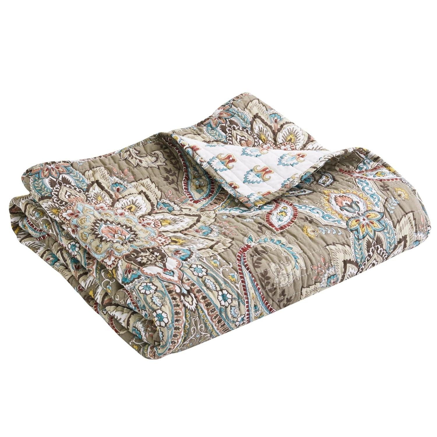 Kassandra Medallion Quilted Throw - Levtex Home
