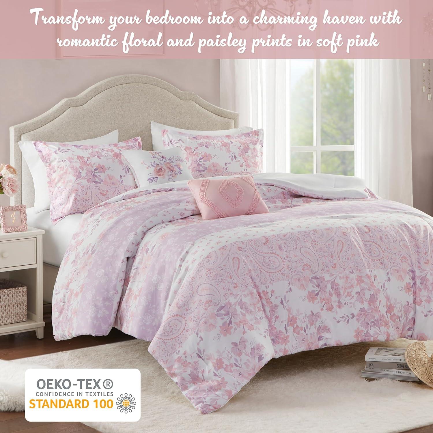 Intelligent Design Floral Paisley Comforter Set