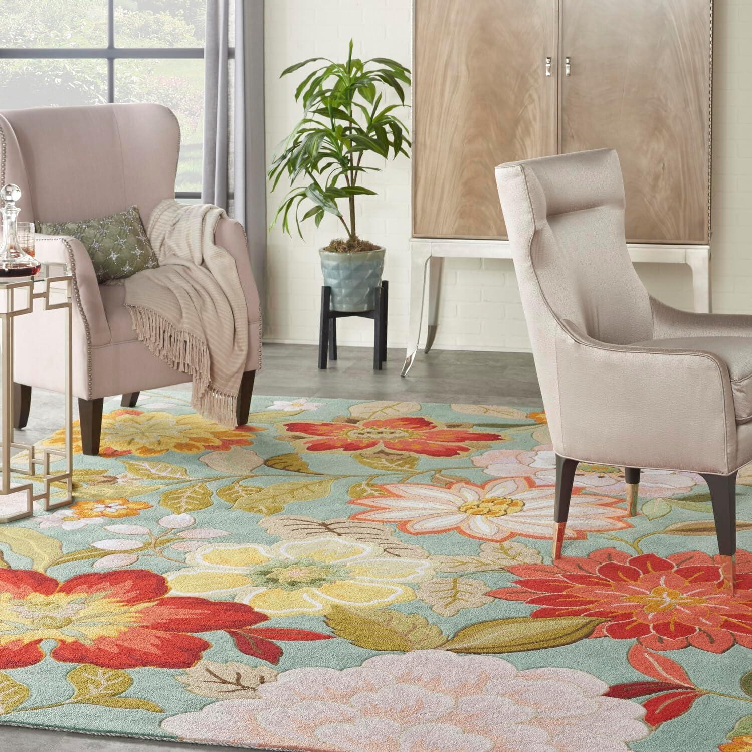 Nourison Fantasy Blooiming Floral Area Rug