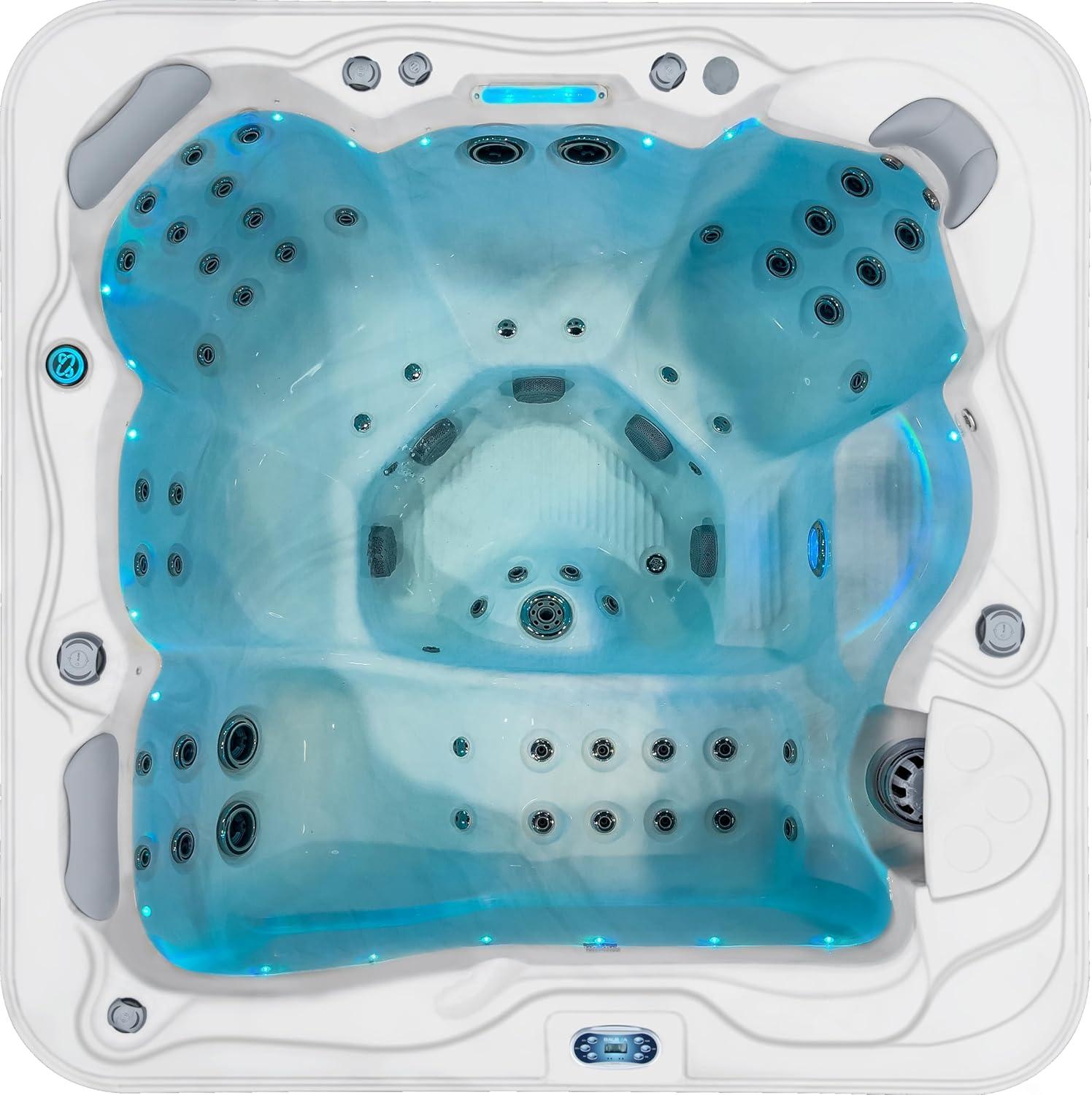 Destination 5-Person 59-Jets 80-Ports 4-Pump Lounger Spa w/Bluetooth by Aqualife by Strong Spas