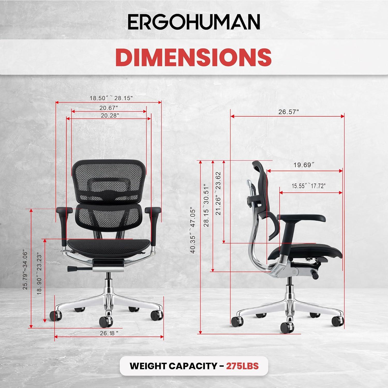 Eurotech Seating Ergohuman Task Chair