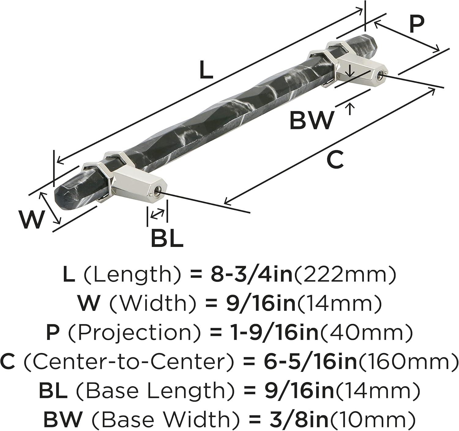 Carrione 6 5/16" Center to Center Bar Pull