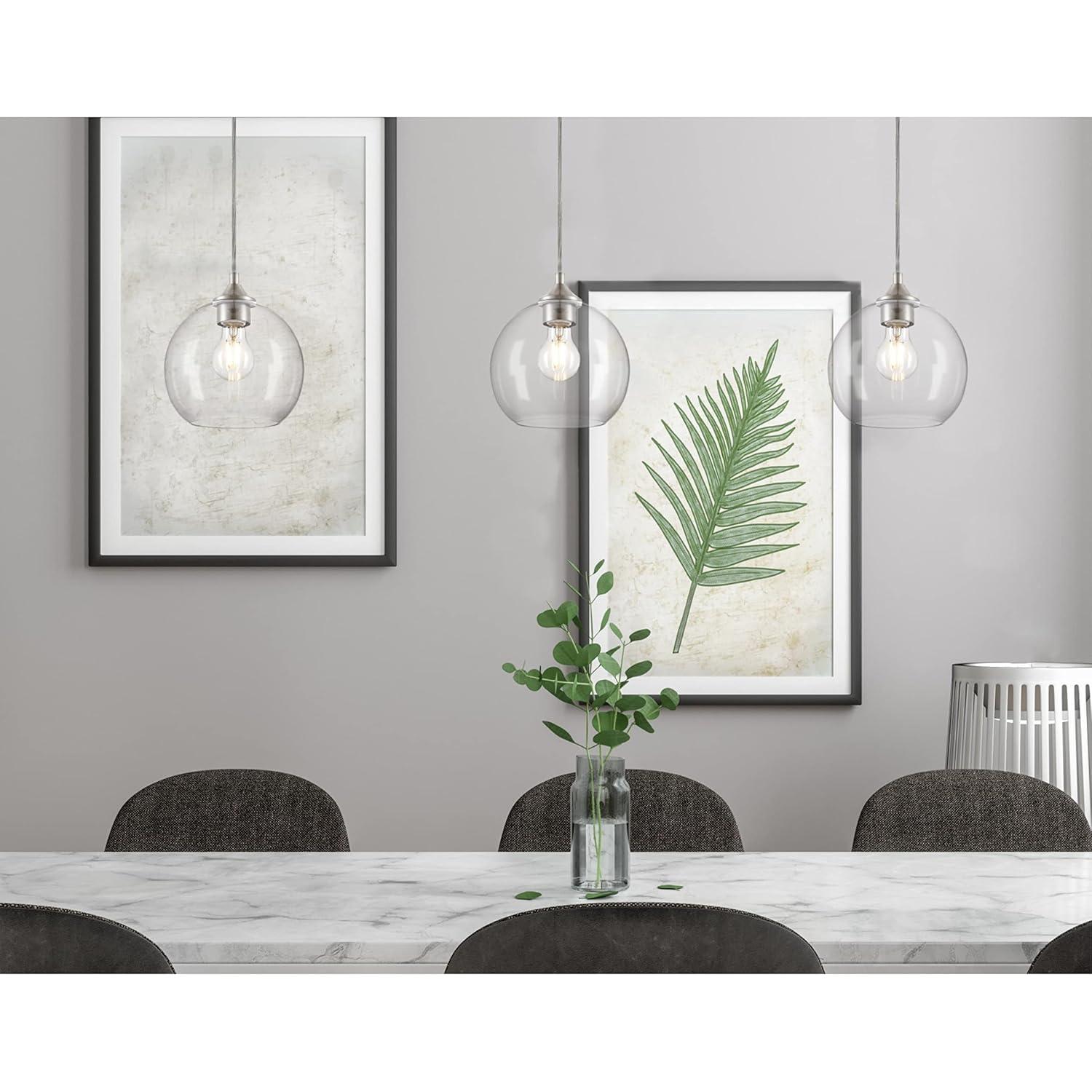 Westinghouse Lighting  Tatze One Light Indoor Mini Pendant - 1-Light Brushed Nickel