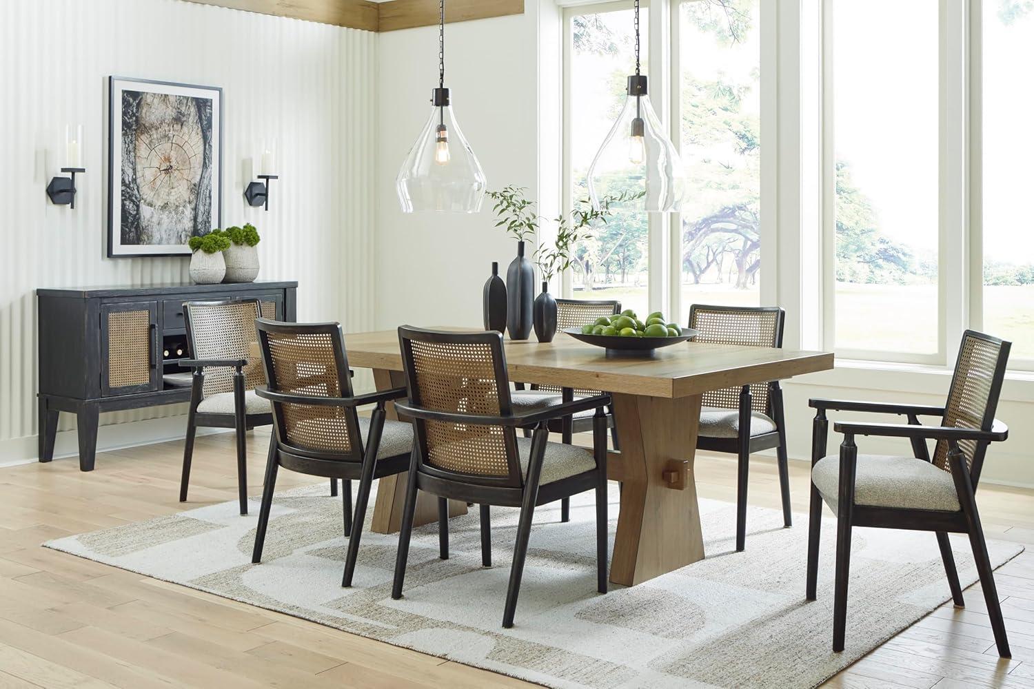 Signature Design by Ashley Galliden Light Brown Dining Table