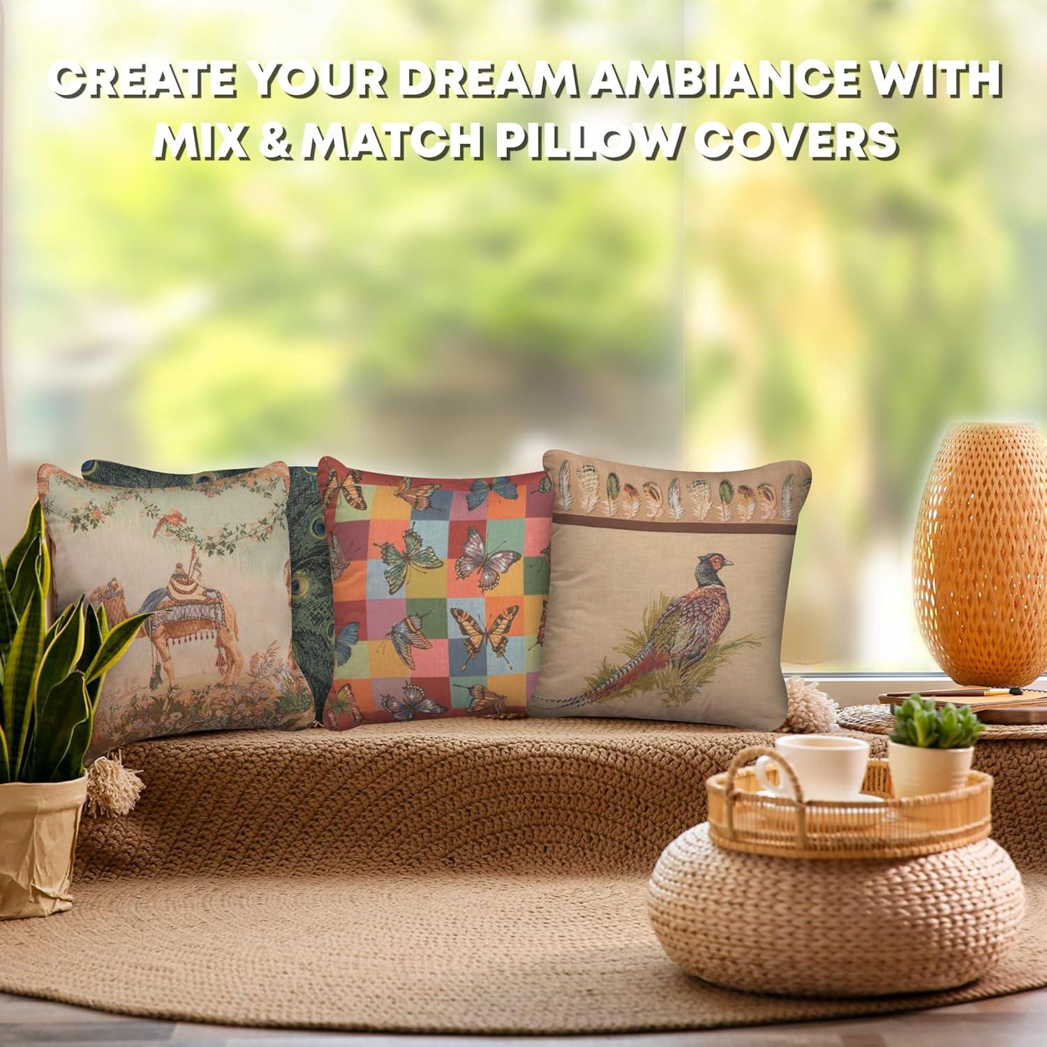 Charlotte Home Furnishings Animals & Wildlife Cotton Blend Pillow Cover