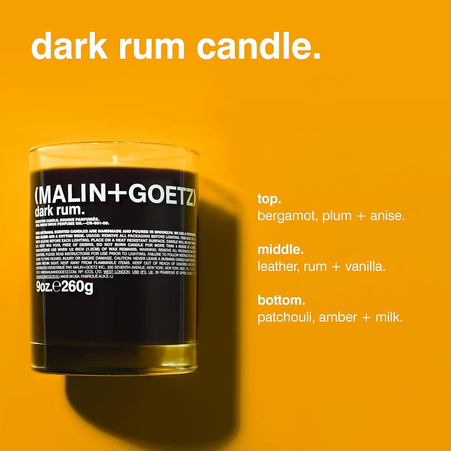 Malin + Goetz Scented Candle - Dark Rum