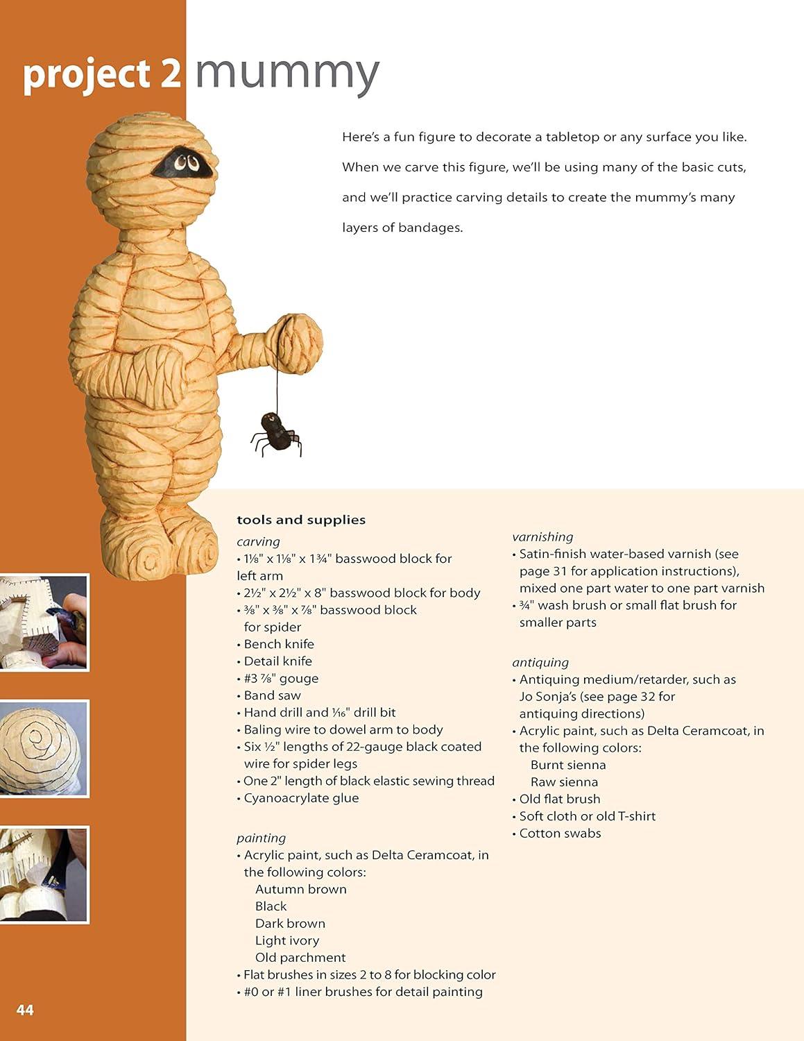 Halloween Woodcarving Guide with Fun Projects