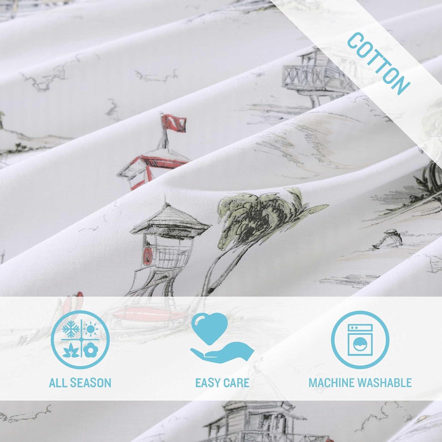 Tommy Bahama Home Beach Club Tropical Cotton Duvet Cover Set
